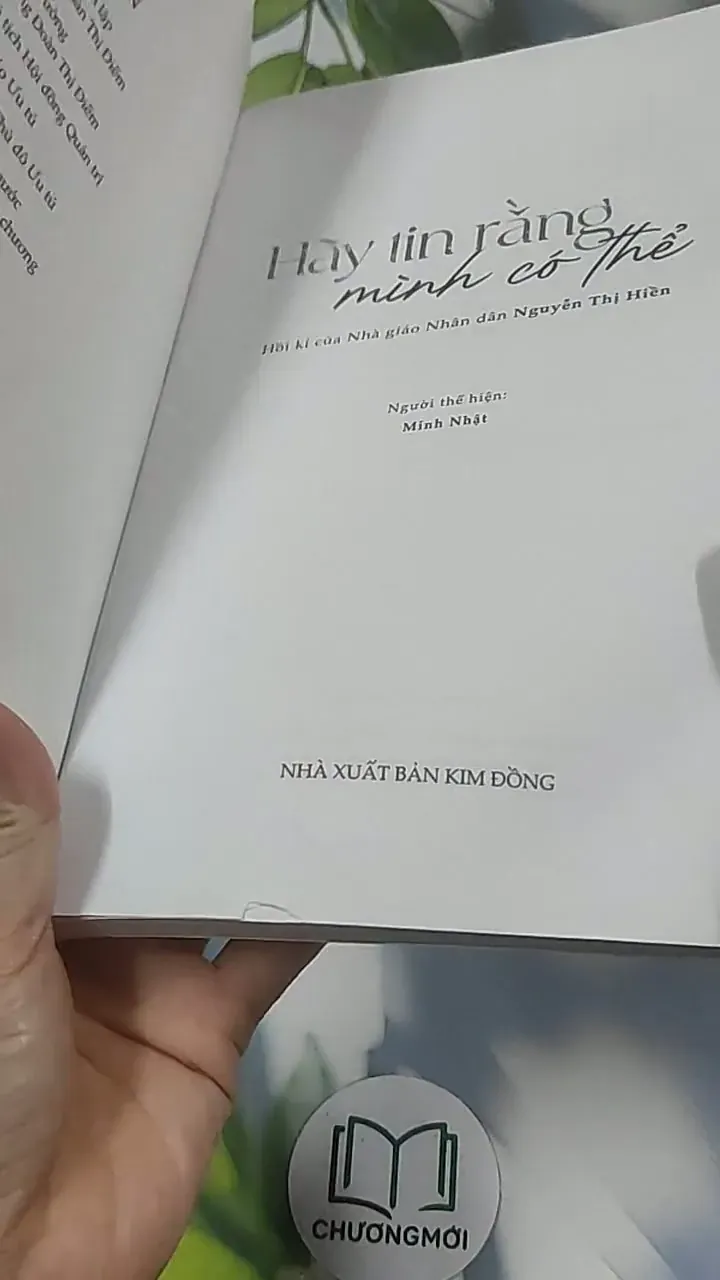 Hãy tin rằng mình có thể - Nguyễn Thị Hiền 688595