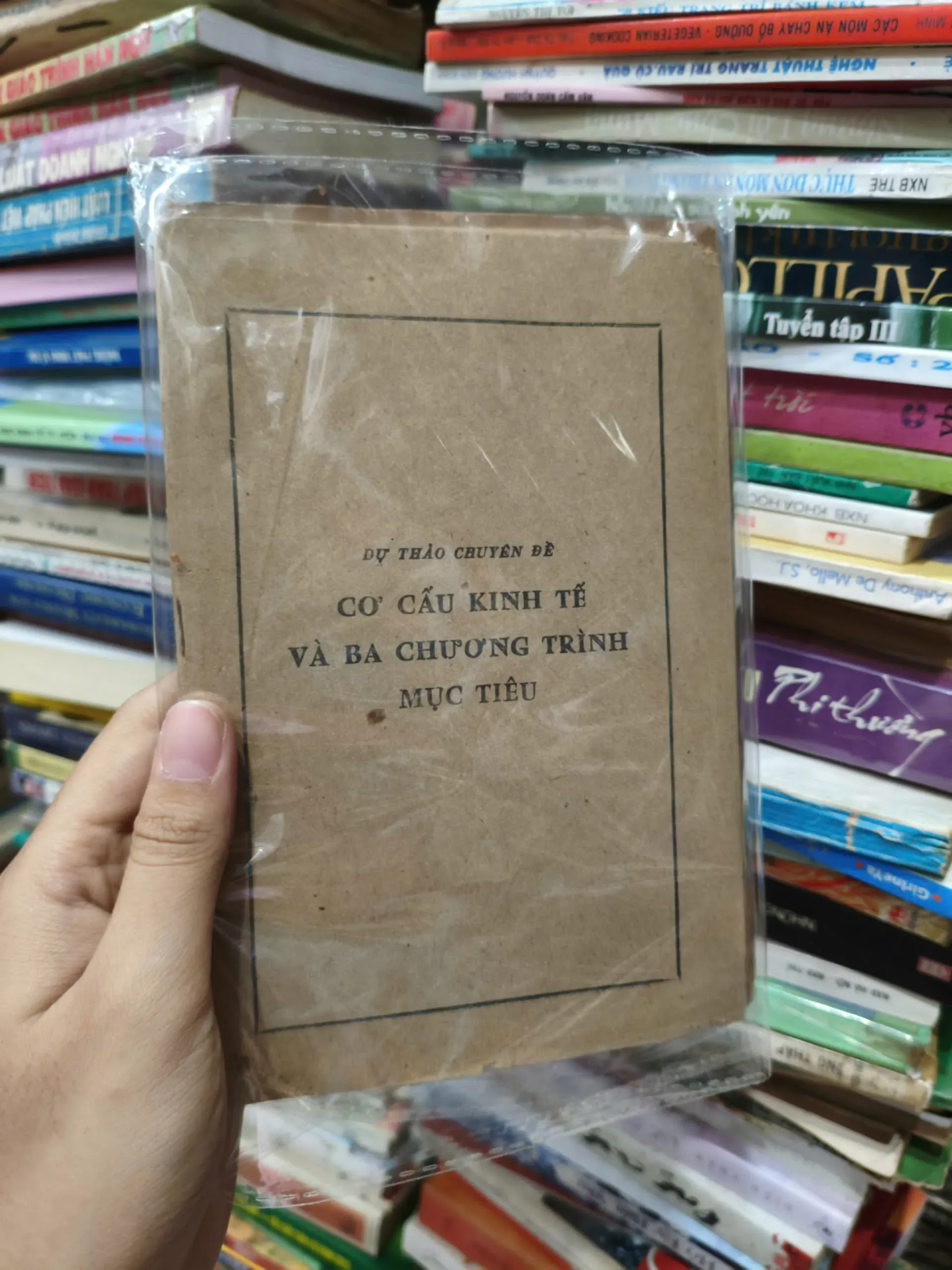 Dự thảo chuyên đề: Cơ Cấu Kinh Tế Và Ba Chương Trình Mục Tiêu by  - Sách Book Cover - Ngọc Hiển Books