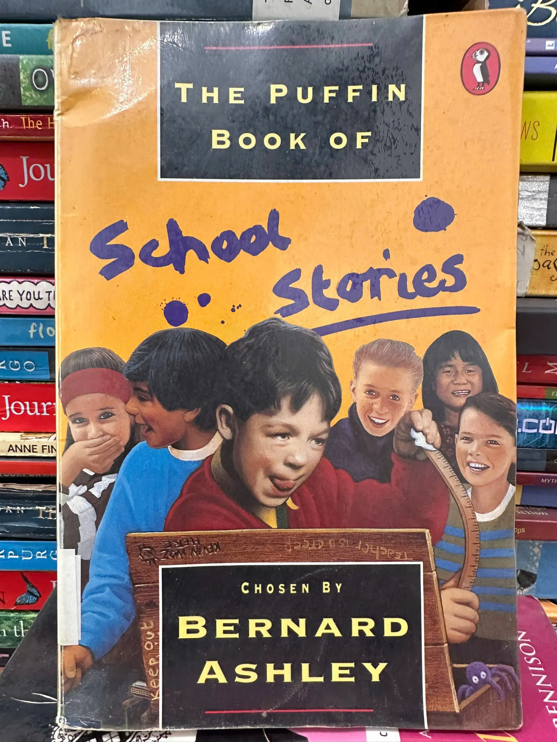 The Puffin Book of School Stories by  - Sách Book Cover - Ngọc Hiển Books