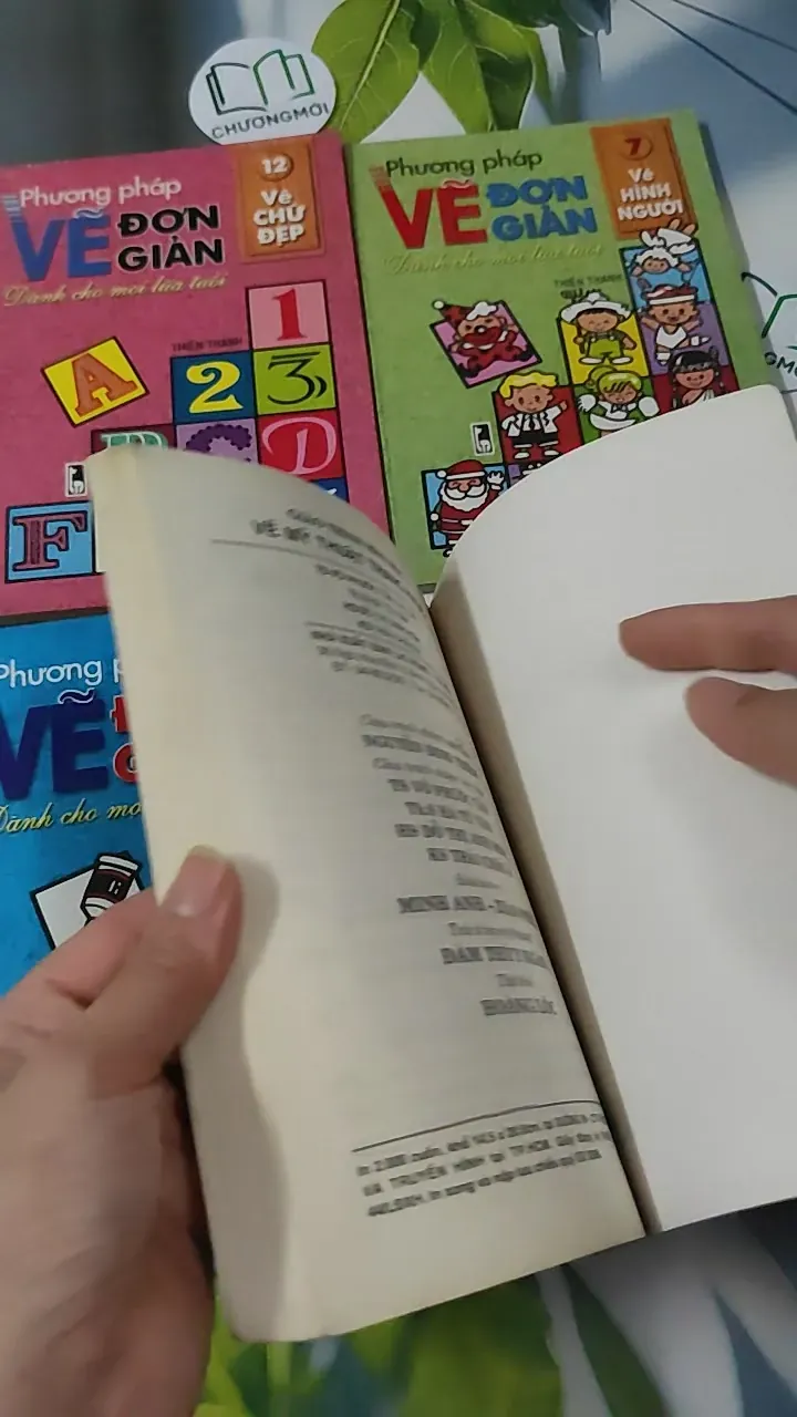 Combo Phương Pháp Vẽ Đơn Giản: Vật Dụng, Người, Chữ, Trang Phục - Thiên Thanh 780871