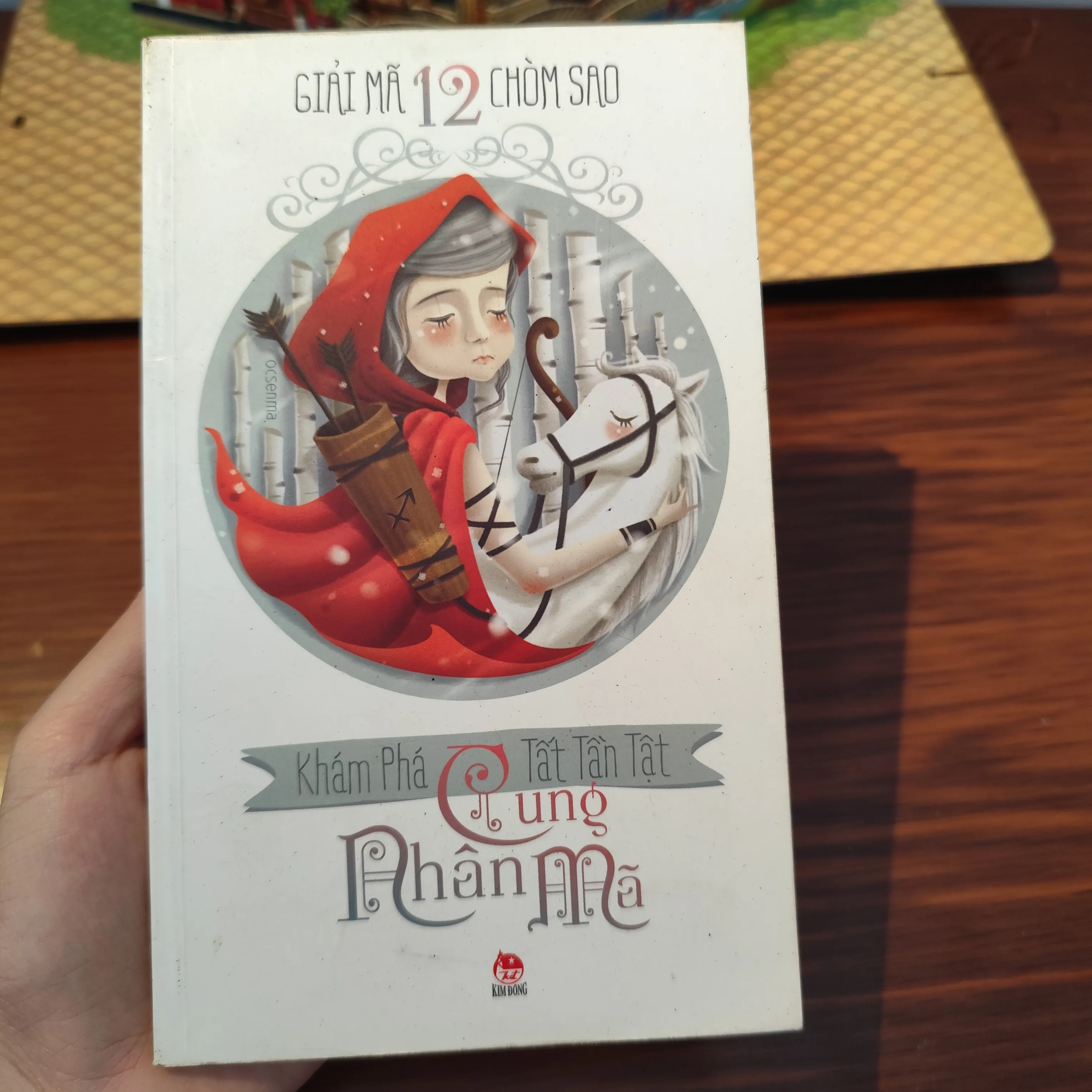 Tên sản phẩm: Sách Giải Mã 12 Chòm Sao - Khám Phá Tất Tần Tật Cung Nhân Mã. by  - Sách Book Cover - Ngọc Hiển Books