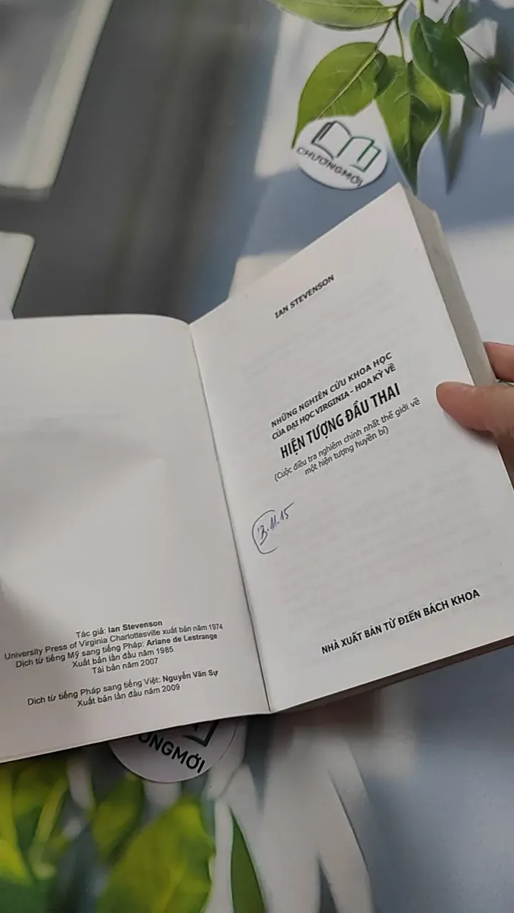 [MIỄN PHÍ BỌC SÁCH] Hiện Tượng Đầu Thai - Ian Stevenson 776111