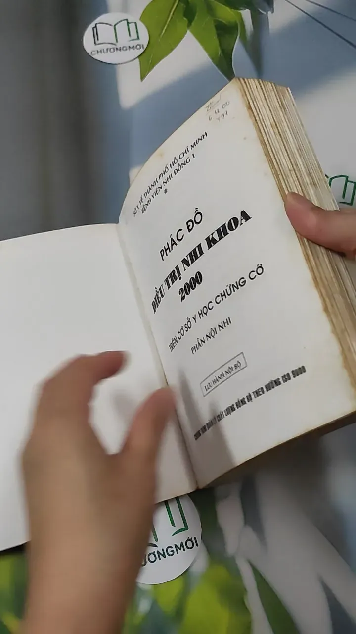 [MIỄN PHÍ BỌC SÁCH] Phác đồ điều trị nhi khoa 2000 - Bệnh Viện Nhi Đồng 1 - Nhiều Bác Sĩ Và Chuyên Gia 780899