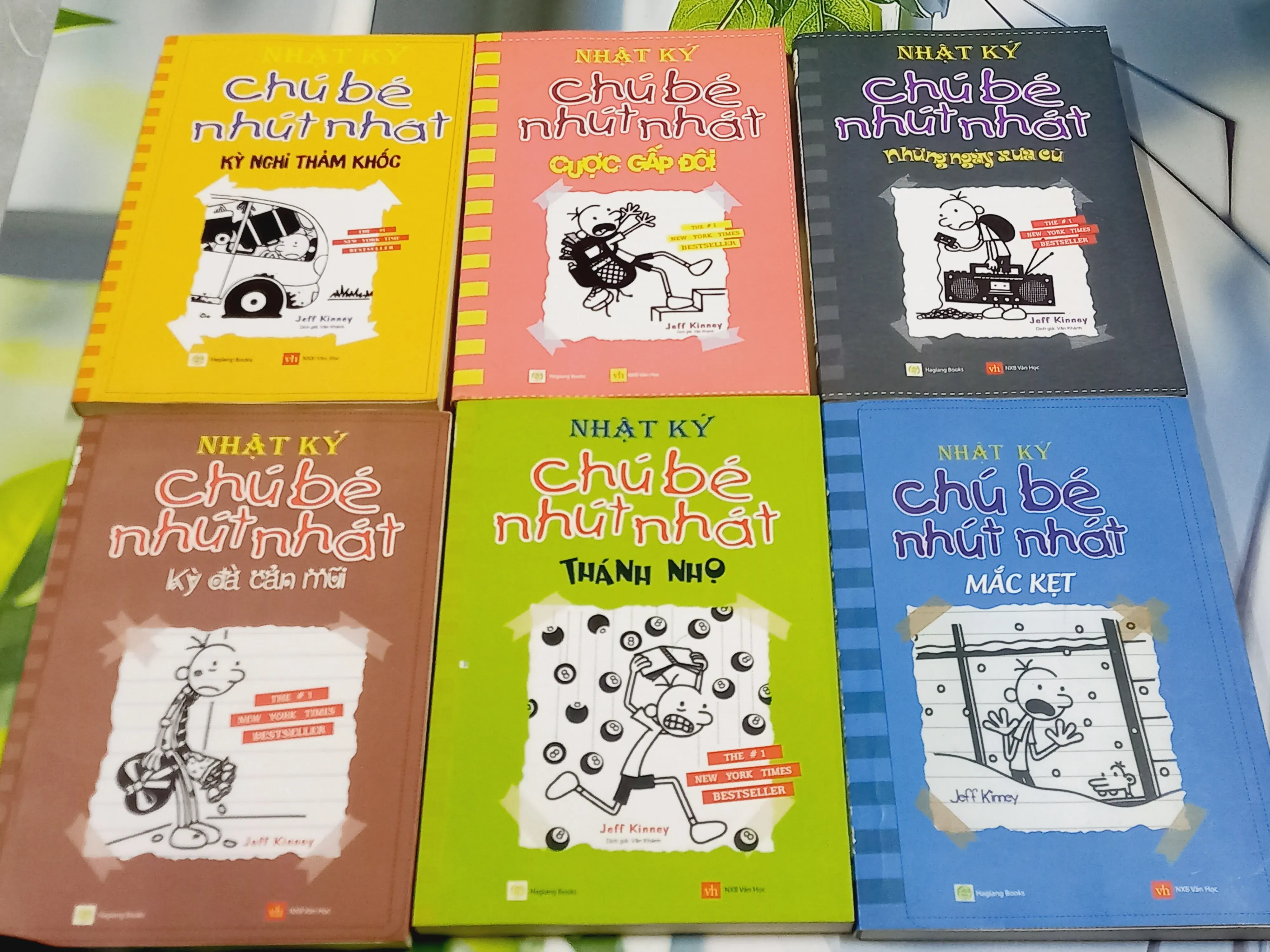 combo Nhật ký Chú Bé Nhút Nhát (tập 6, 7, 8, 9, 10, 11) - Jeff Kinney