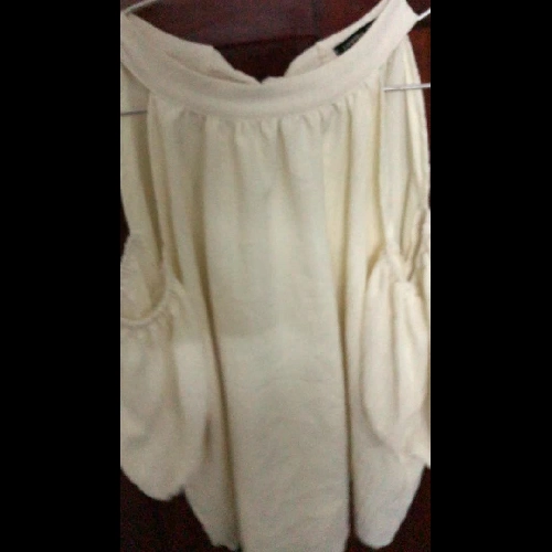 Áo trễ vai Lovito, màu be size S