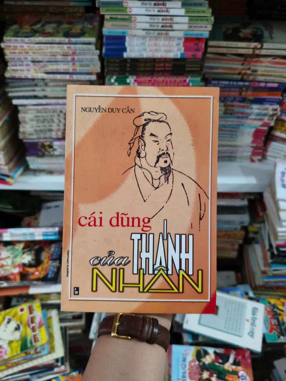 Cái Dũng Của Thánh Nhân - Thu Giang Nguyễn Duy Cần by Thu Giang (Nguyễn Duy Cần) - Sách Book Cover - Ngọc Hiển Books