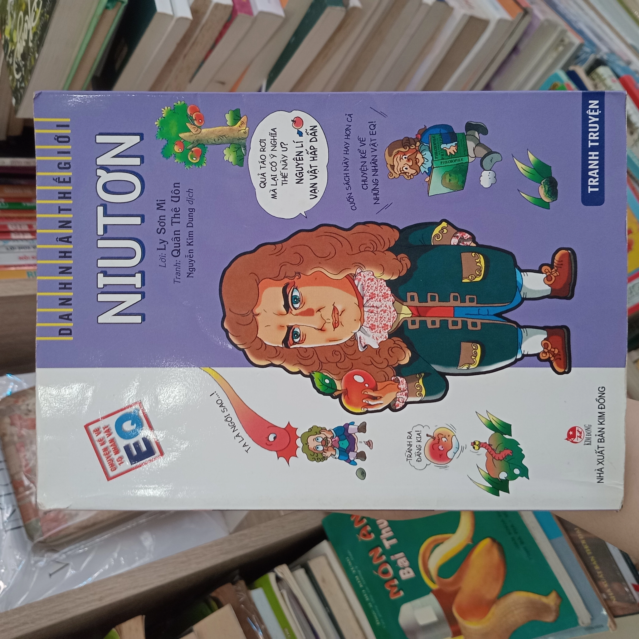 Danh nhân thế giới-Niu tơn by  - Sách Book Cover - Ngọc Hiển Books