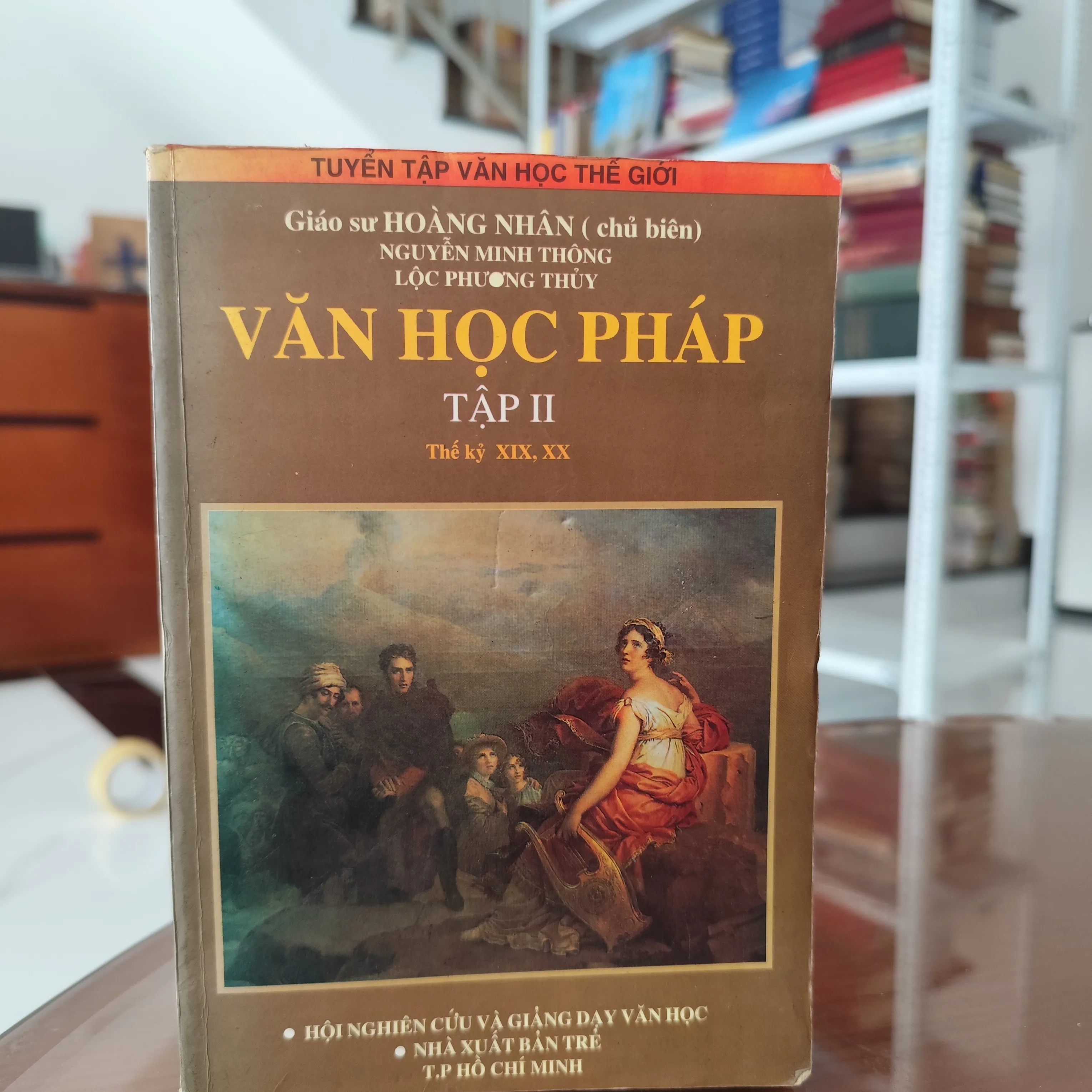 Văn học pháp tập 2- Giáo sư Hoàng Nhân by  - Sách Book Cover - Ngọc Hiển Books