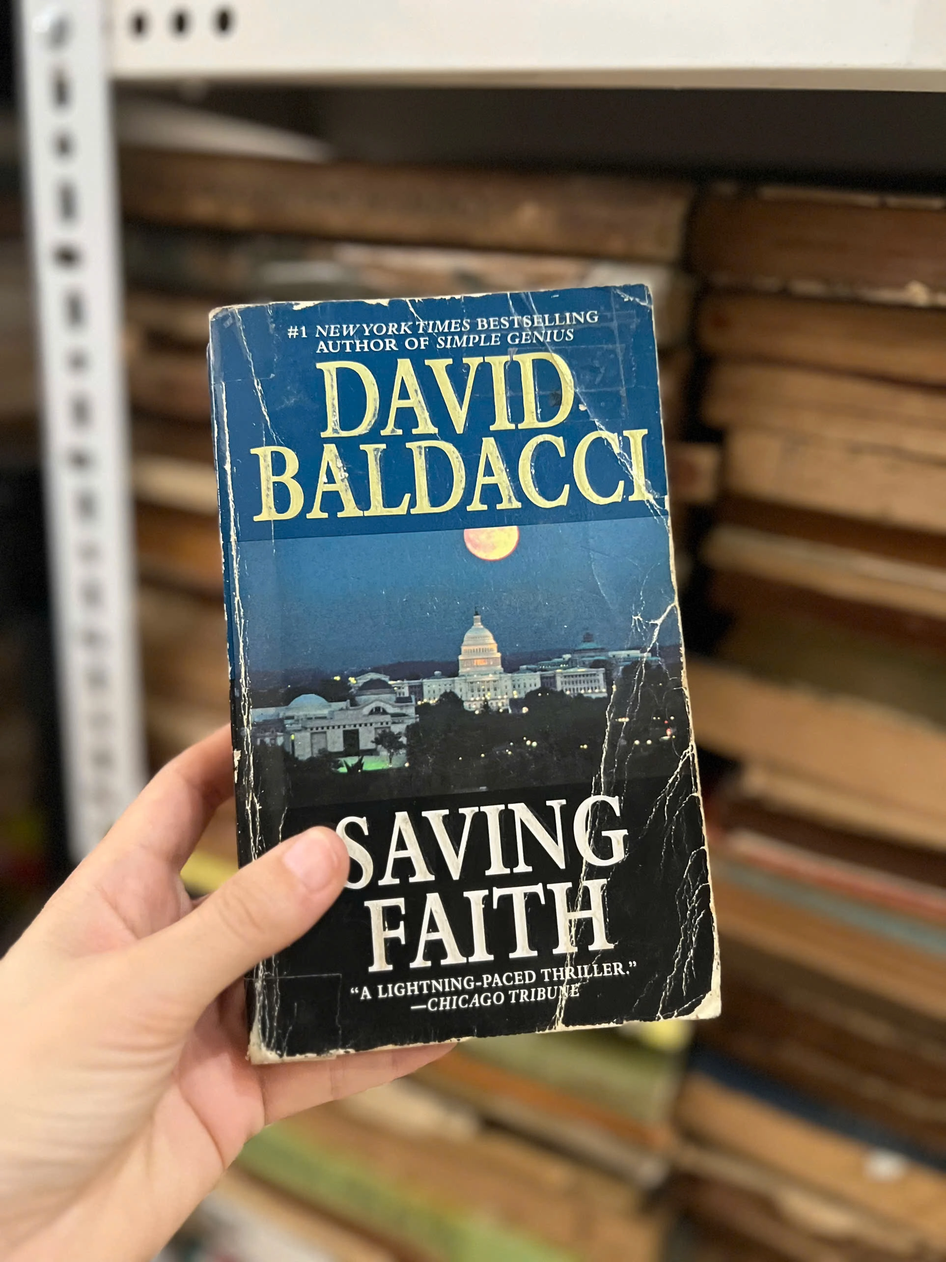 Saving faith + The Fallen - David Baldacci by  - Sách Book Cover - Ngọc Hiển Books