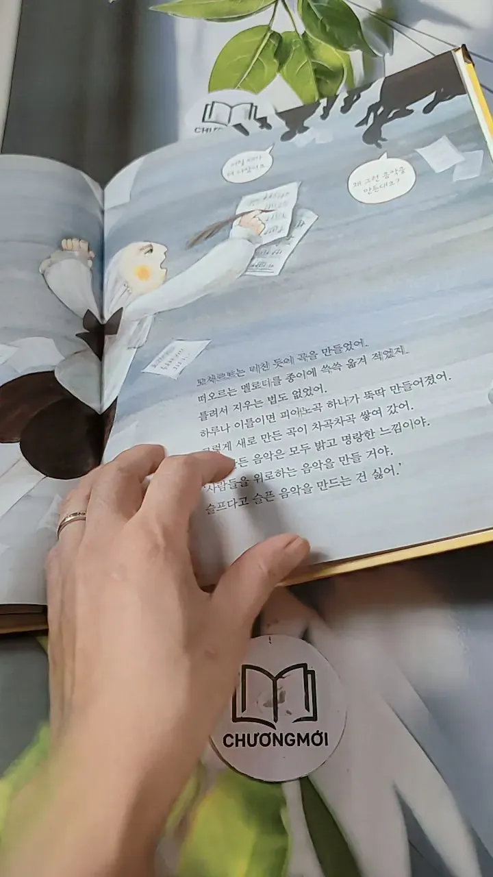 [Tặng nẹp góc] Truyện thiếu nhi Hàn Quốc: Danh nhân 17 -  지인지기 인물 이야기: 모차르트 731994