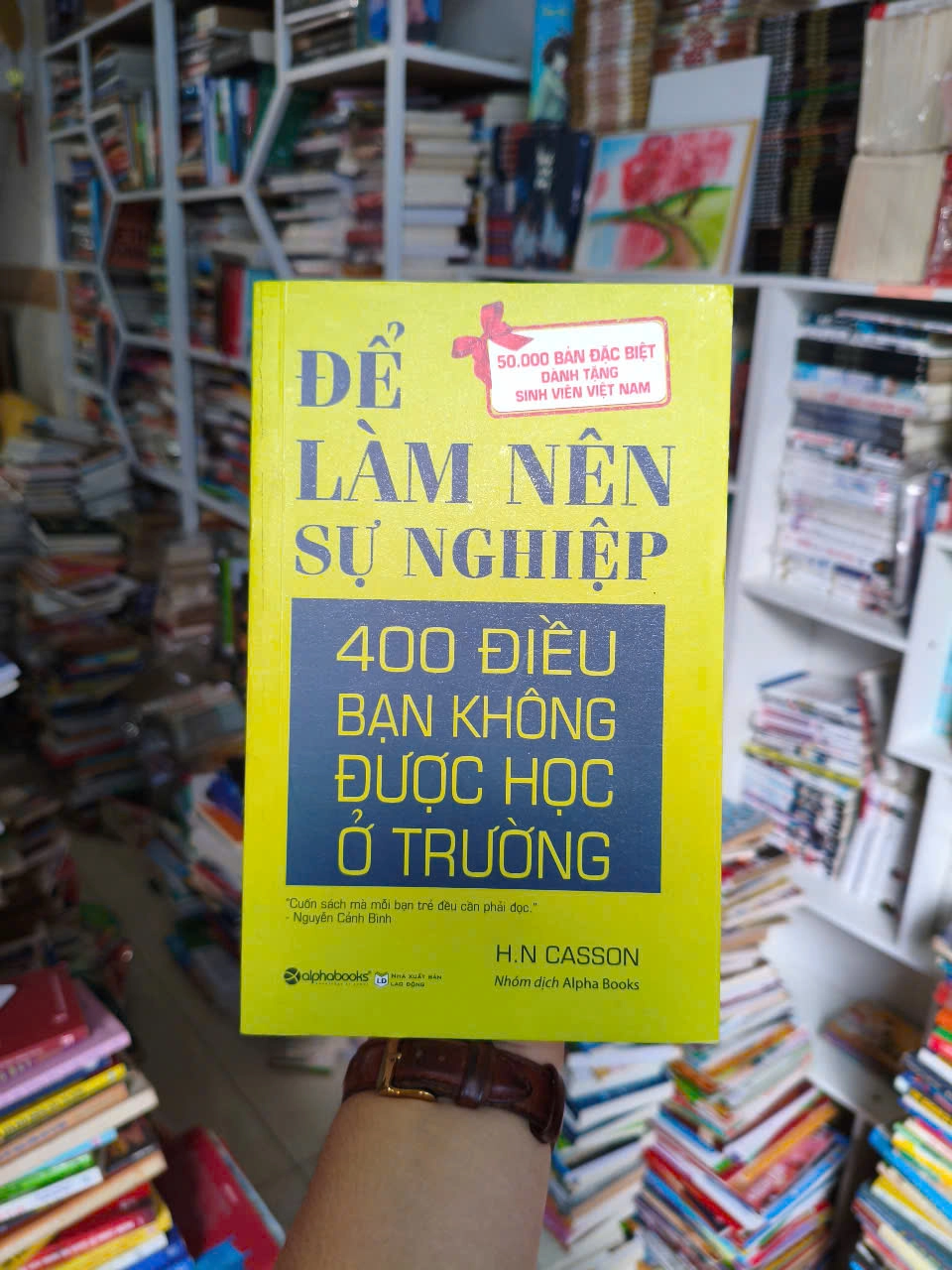 Để làm nên sự nghiệp - 400 điều bạn không được học ở trường by H. N. Casson - Sách Book Cover - Ngọc Hiển Books