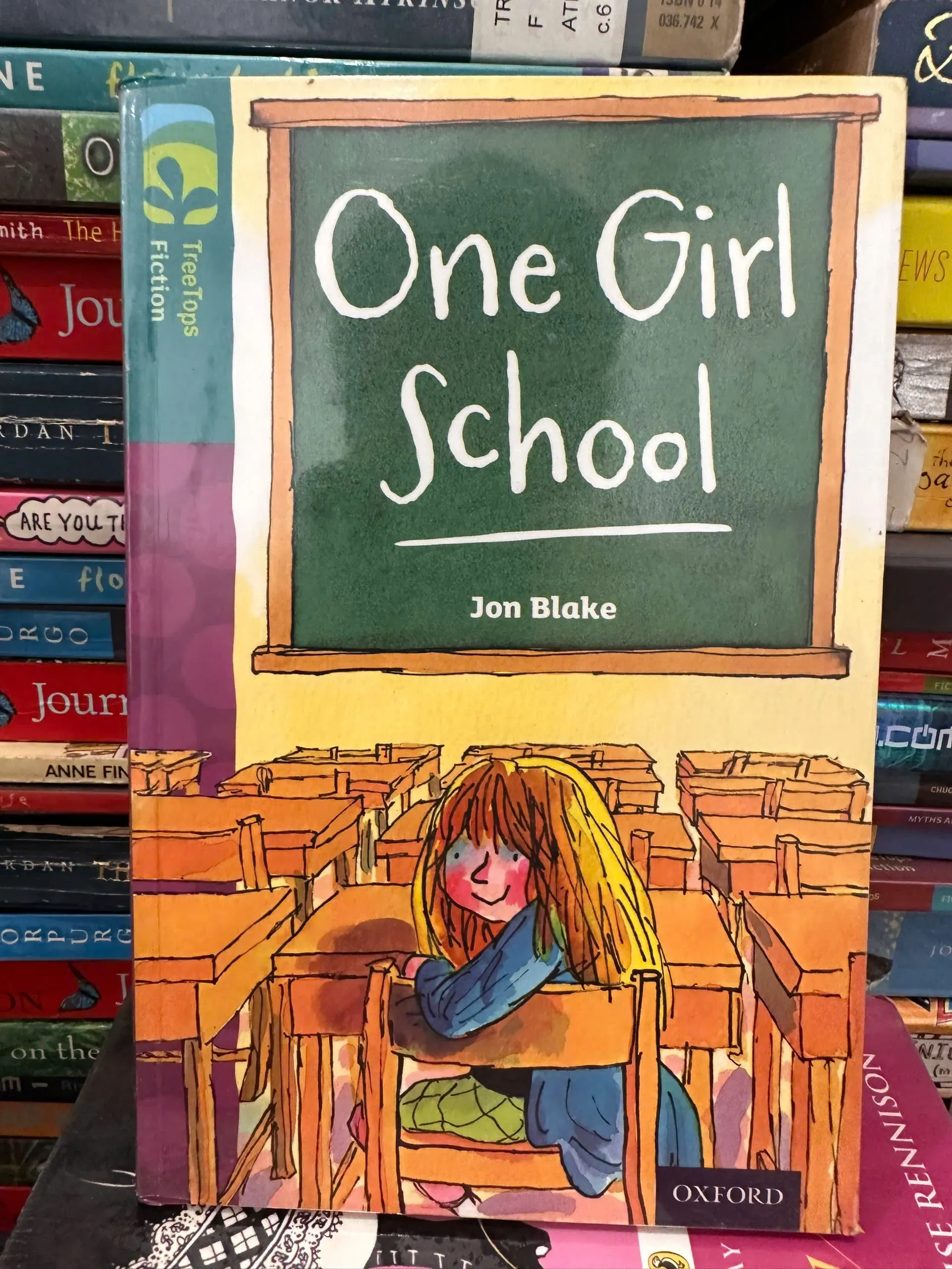 One Girl School by Jon Blake by  - Sách Book Cover - Ngọc Hiển Books