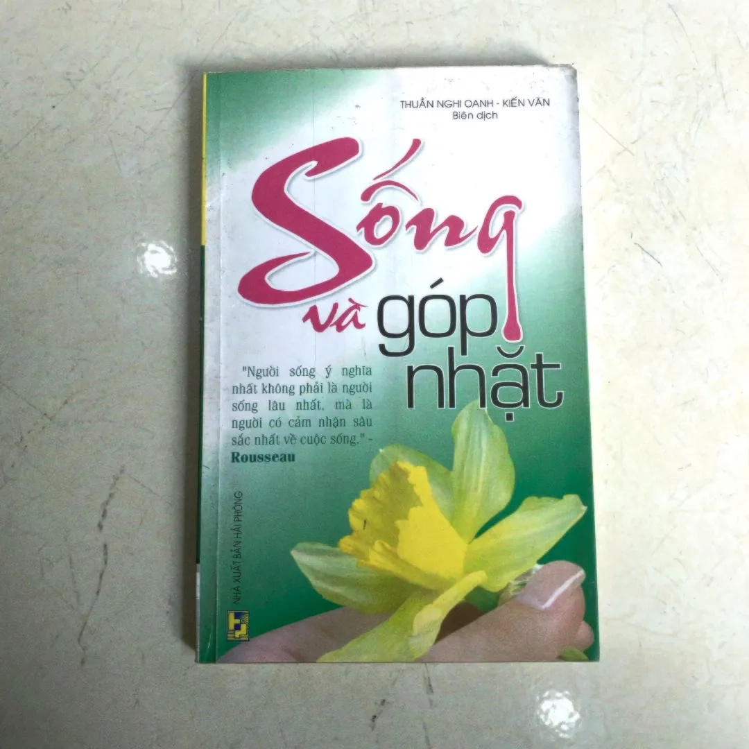 Sống Và Góp Nhặt 🐰 by  - Sách Book Cover - Ngọc Hiển Books