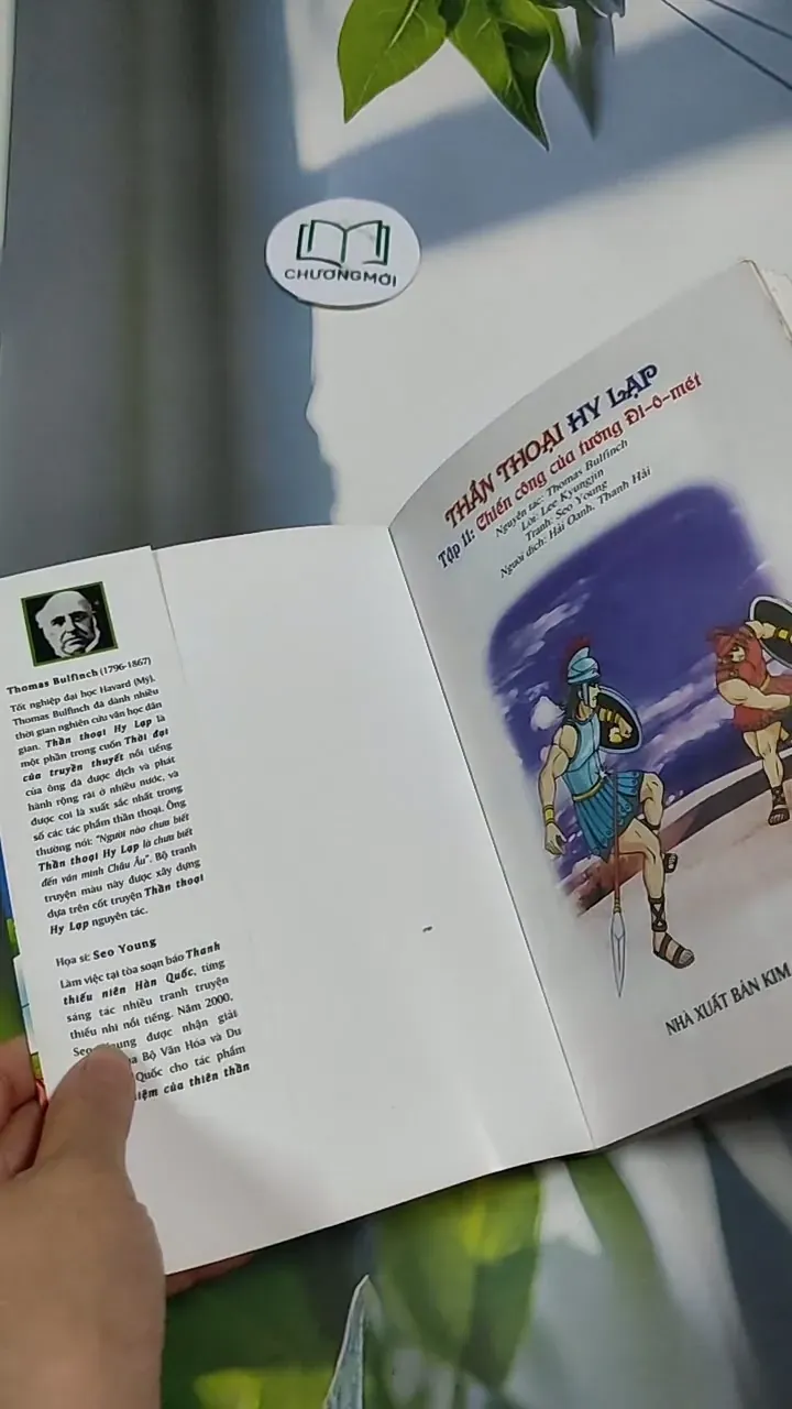 Truyện Tranh Thần Thoại Hy Lạp: Chiến Công Của Tướng Đi-ô-mét ( Tập 11 ) - Thomas Bulfinc 705770