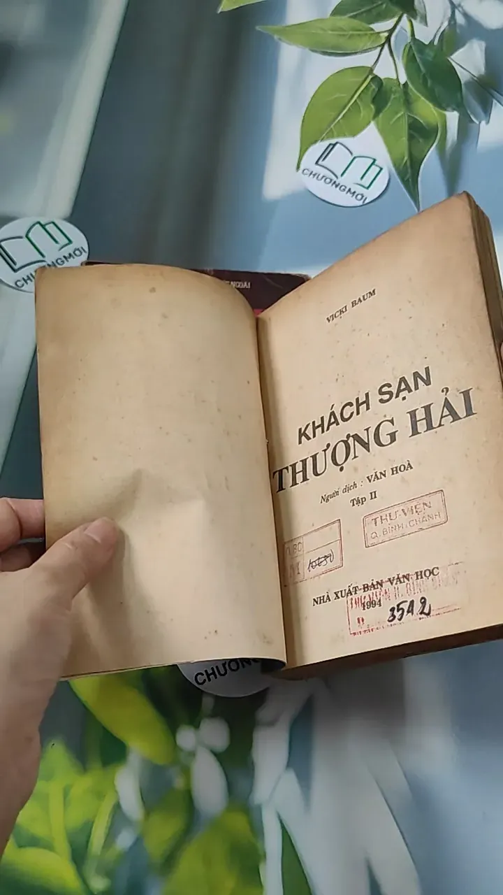 [MIỄN PHÍ BỌC SÁCH] [XƯA] Khách Sạn Thượng Hải 1,2 (1994) - Vicki Baum 776064
