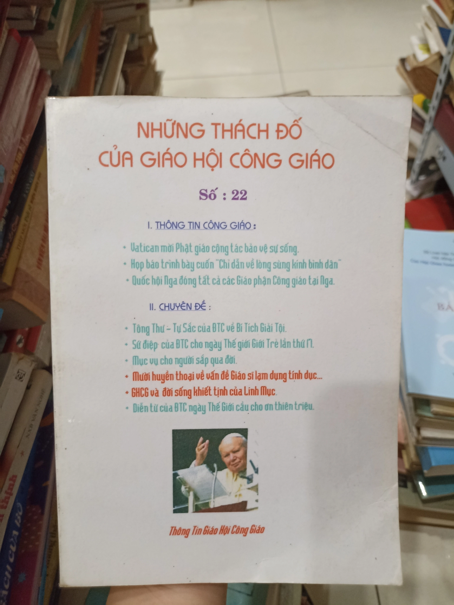 Những Thách Đố Của Giáo Hội Công Giáo by Nhiều tác giả - Sách Book Cover - Ngọc Hiển Books