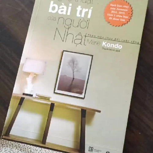 Nghệ thuật bài trí của người Nhật Marie Kondo, mới 80% (highlight + note bút chì) (BuiH)