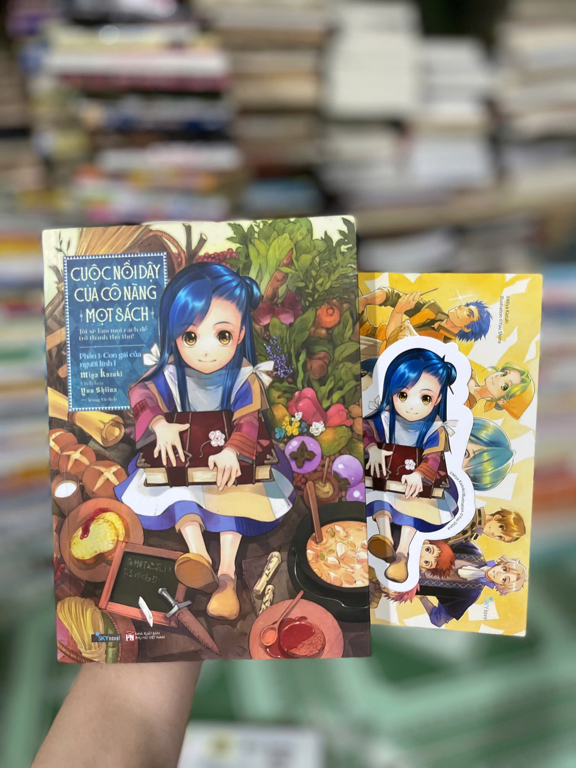 Cuộc Nổi Dậy Của Cô Nàng Mọt Sách by Miya Kazuki - Sách Book Cover - Ngọc Hiển Books