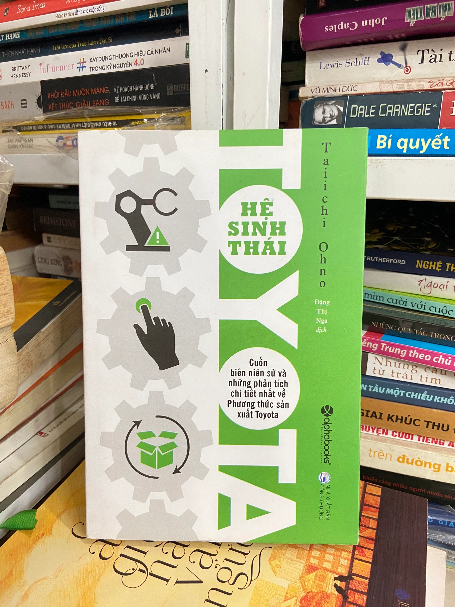 Hệ Sinh Thái Toyota - Taiichi Ohno by  - Sách Book Cover - Ngọc Hiển Books