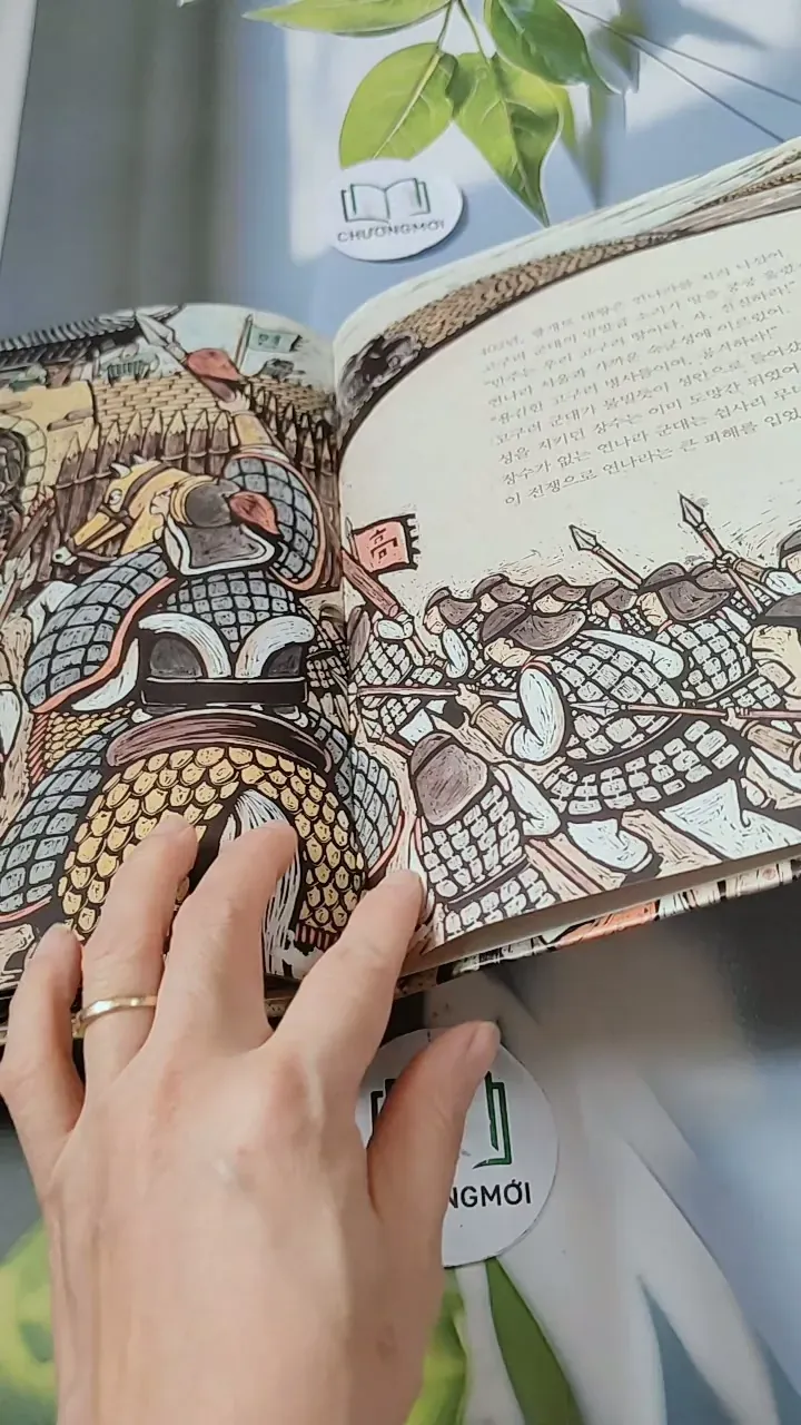 [Tặng nẹp góc] Truyện thiếu nhi Hàn Quốc: Danh nhân 2 -  지인지기 인물 이야기: 광개토대왕 731986