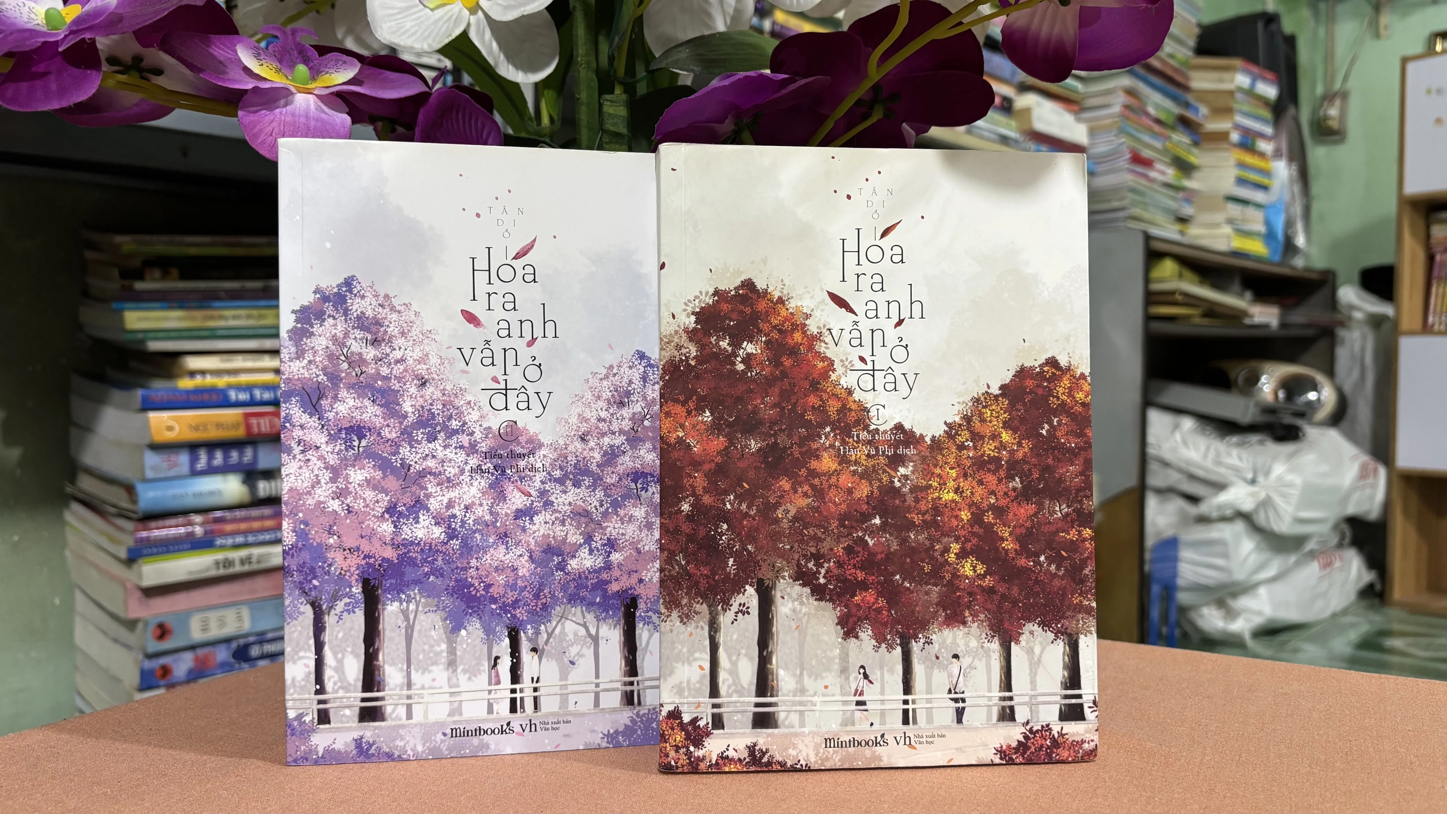 Combo 2 cuốn Hoá ra anh vẫn ở đây 🌊 by  - Sách Book Cover - Ngọc Hiển Books