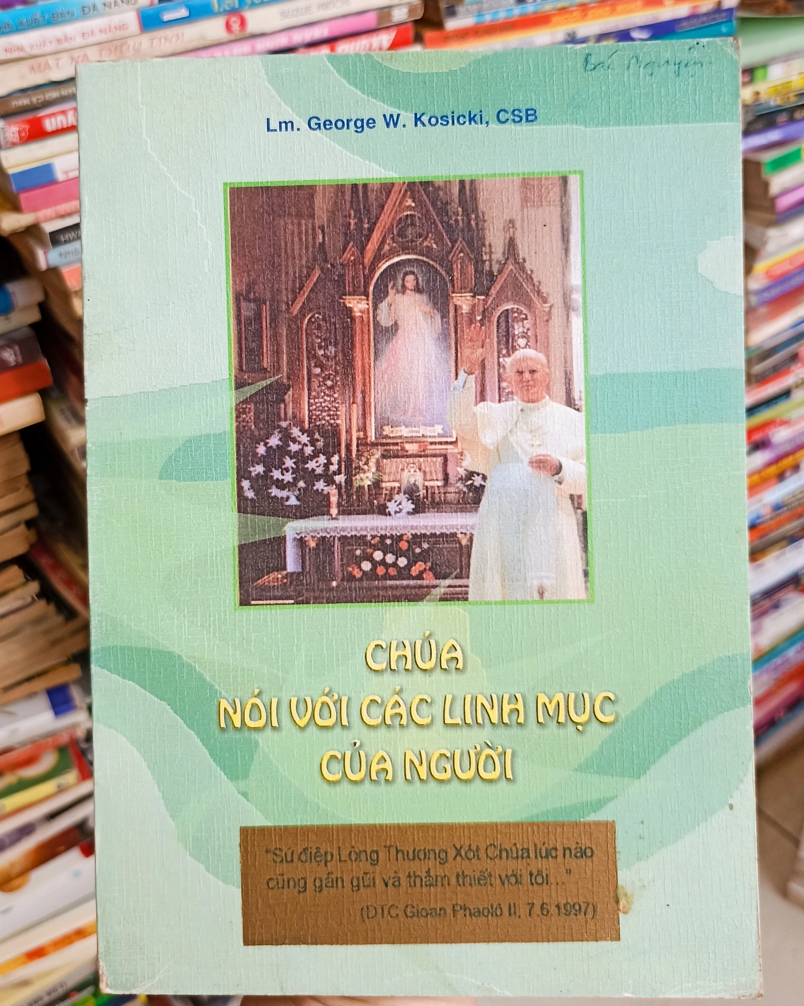 Chúa nói với các linh mục của người 🌻 by Lm. George W. Kosicki, CSB - Sách Book Cover - Ngọc Hiển Books