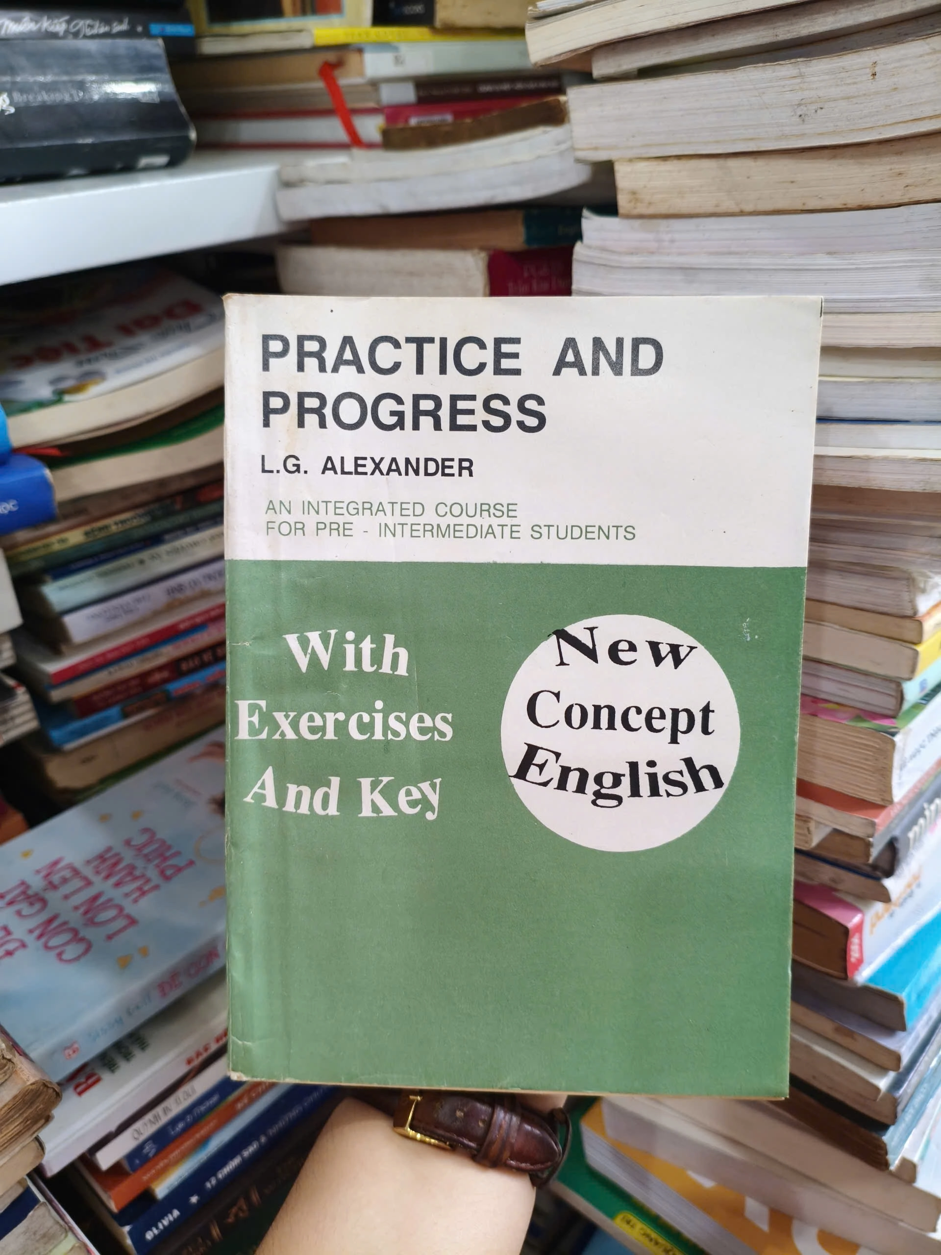 New Concept English - Practice And Progress by  - Sách Book Cover - Ngọc Hiển Books