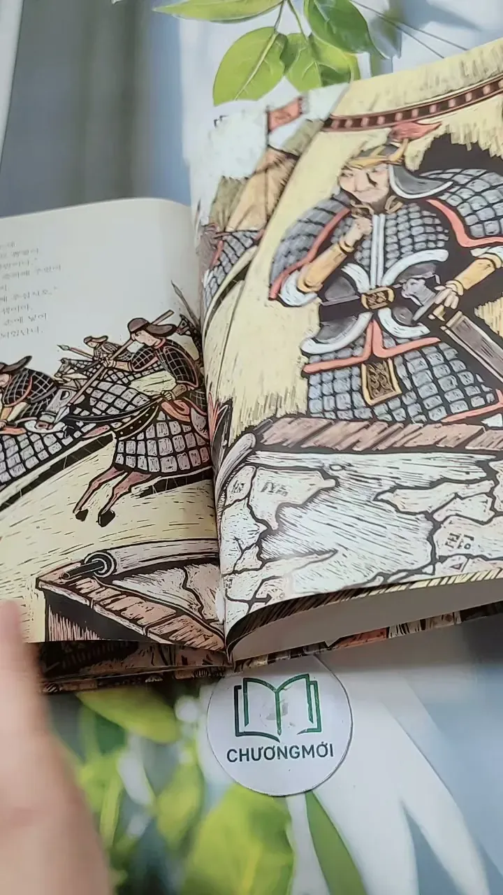 [Tặng nẹp góc] Truyện thiếu nhi Hàn Quốc: Danh nhân 2 -  지인지기 인물 이야기: 광개토대왕 731986