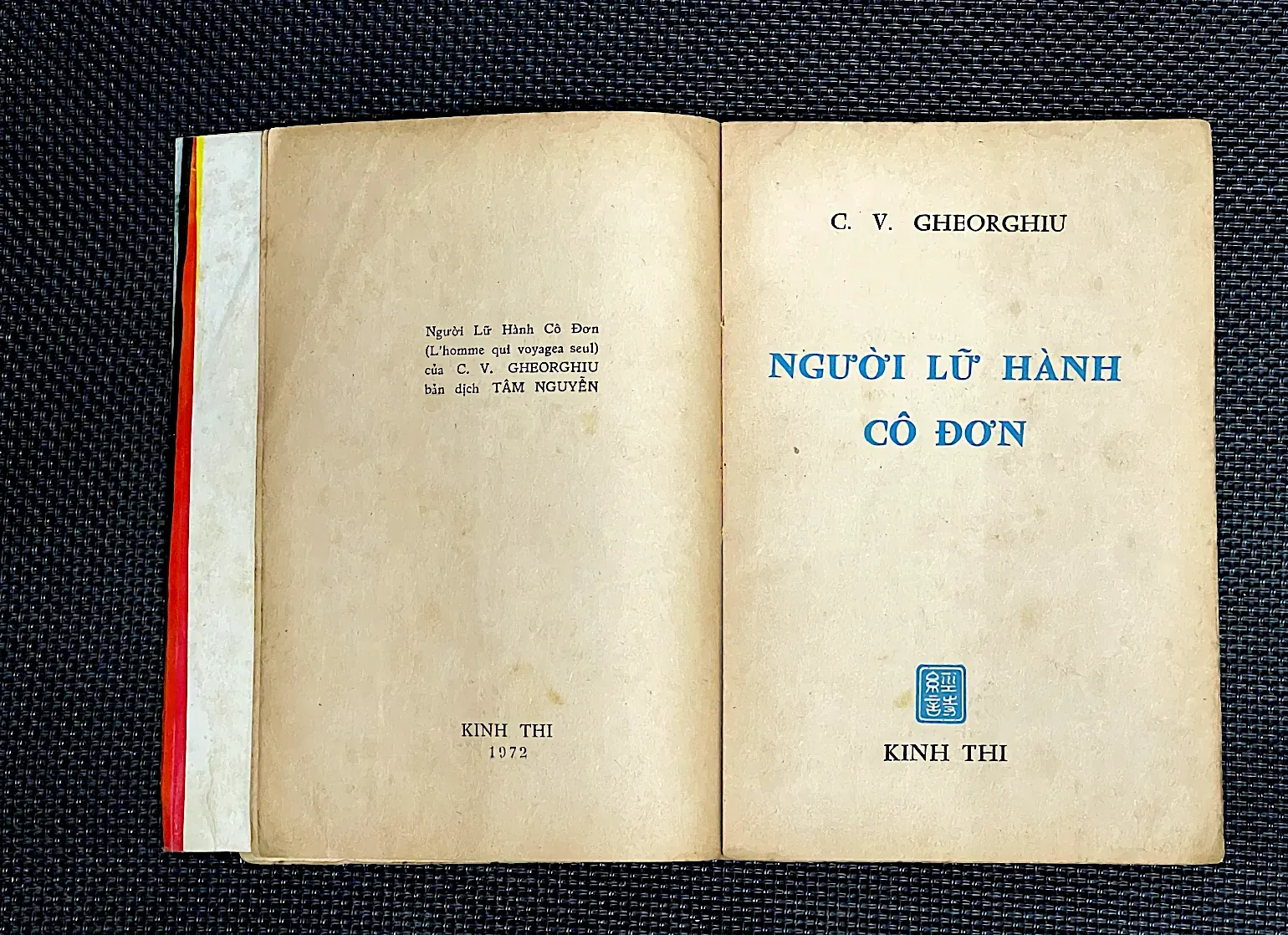 NGƯỜI LỮ HÀNH CÔ ĐƠN ( C.V. GHEORGHIU) 997306