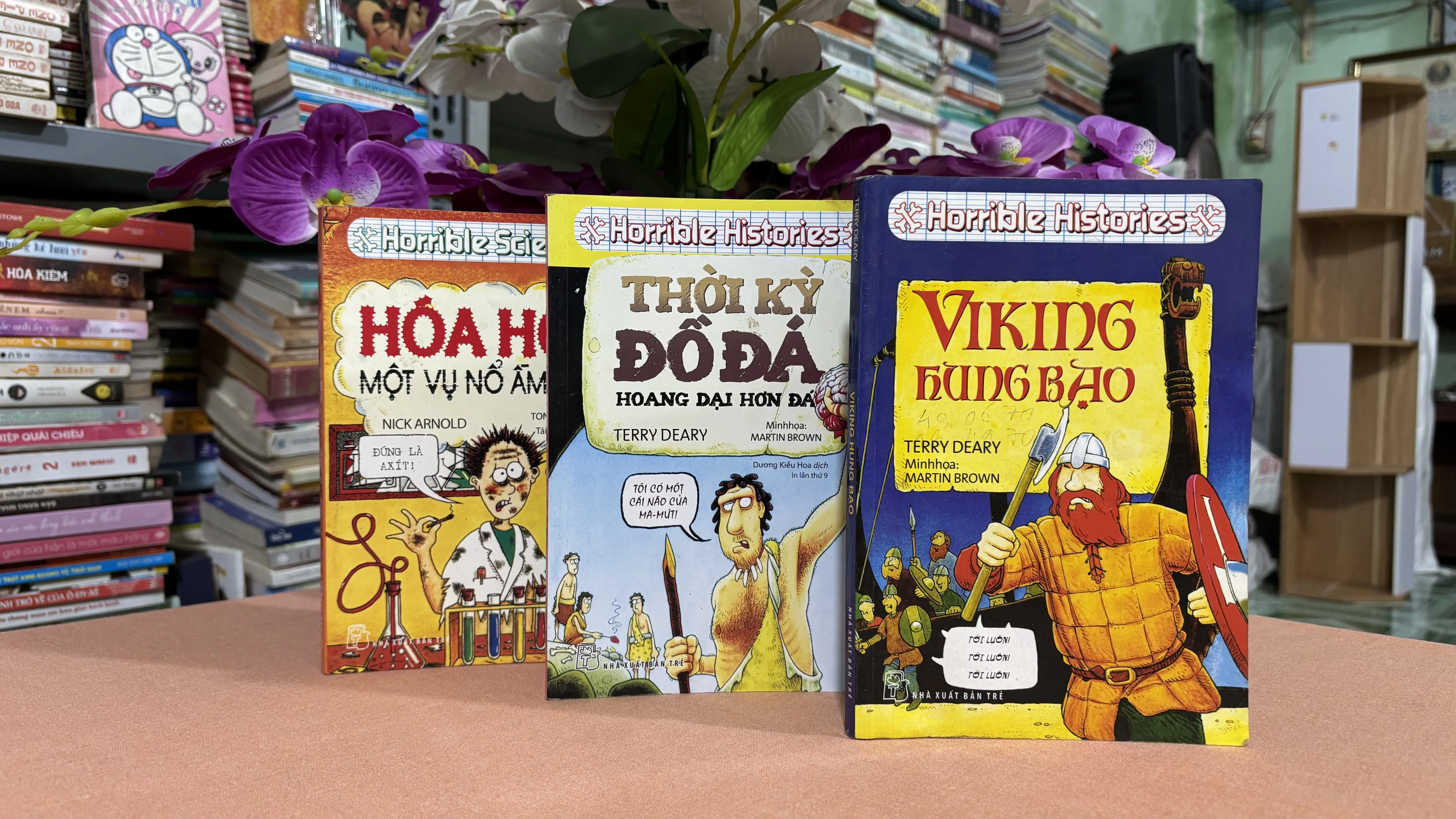 Combo 3 quyển Horrible Histories 🌊 by  - Sách Book Cover - Ngọc Hiển Books