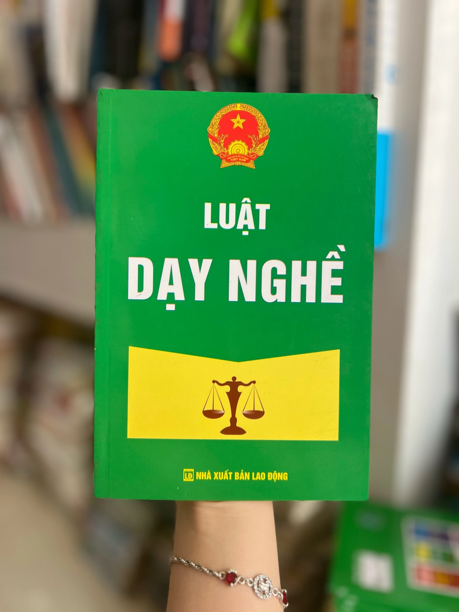 Luật dạy nghề - nhà xuất bản lao động by  - Sách Book Cover - Ngọc Hiển Books