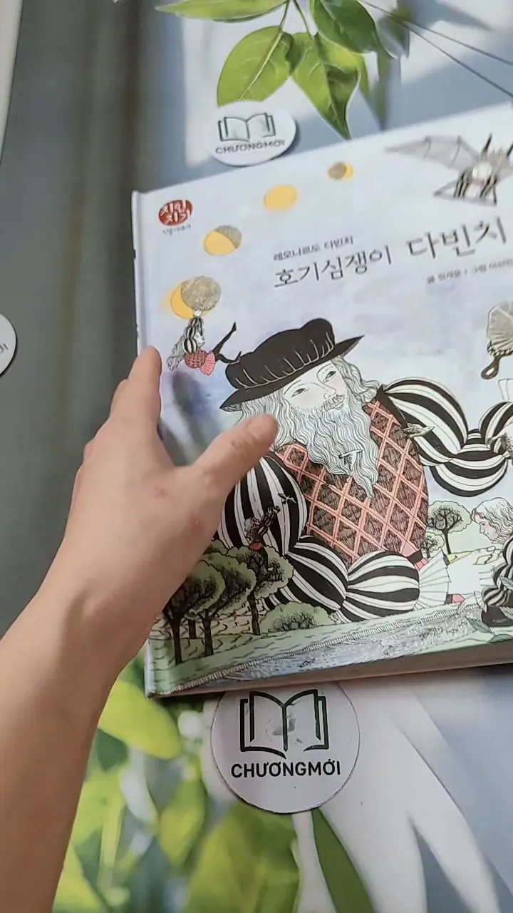 [Tặng nẹp góc] Truyện thiếu nhi Hàn Quốc: Danh nhân 10 -  지인지기 인물 이야기: 다빈치 731989