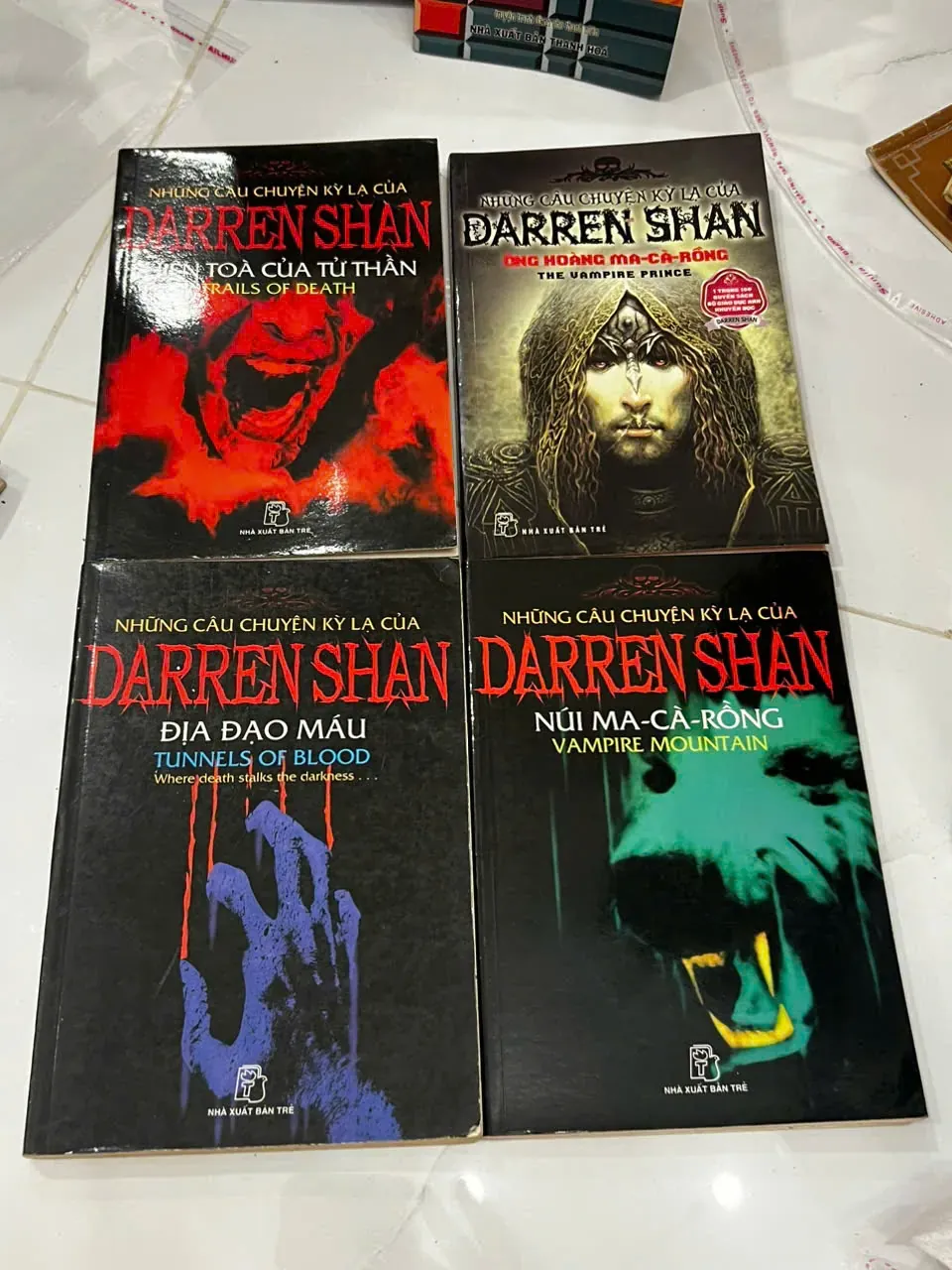 4 tập Truyện - Những Câu Chuyện Kỳ Lạ Của Darren Shan⭐ by  - Sách Book Cover - Ngọc Hiển Books