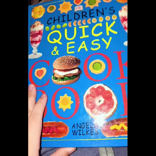 Sách NẤU ĂN CHILDREN'S COOKBOOK - NXB DK (Khổ lớn, bìa cứng, giấy láng)