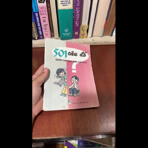 [Bìa Có Dấu Ghim, Ruột Có Viết] - II Sưu Tầm: 501 Câu Đố Dành Cho Học Sinh Tiểu Học - 1999