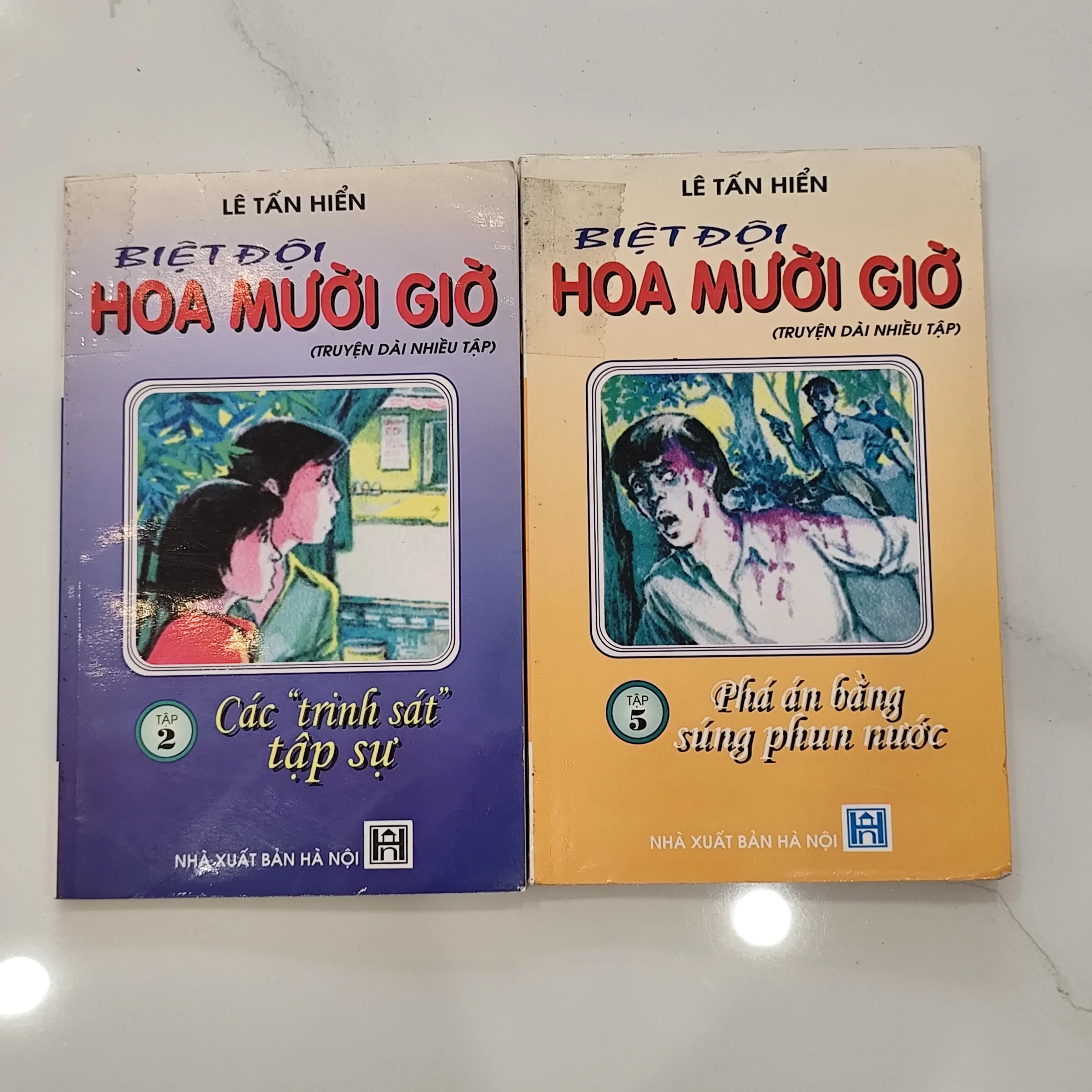 Biệt đội hoa mười giờ tập 2 + tập 5 by  - Sách Book Cover - Ngọc Hiển Books