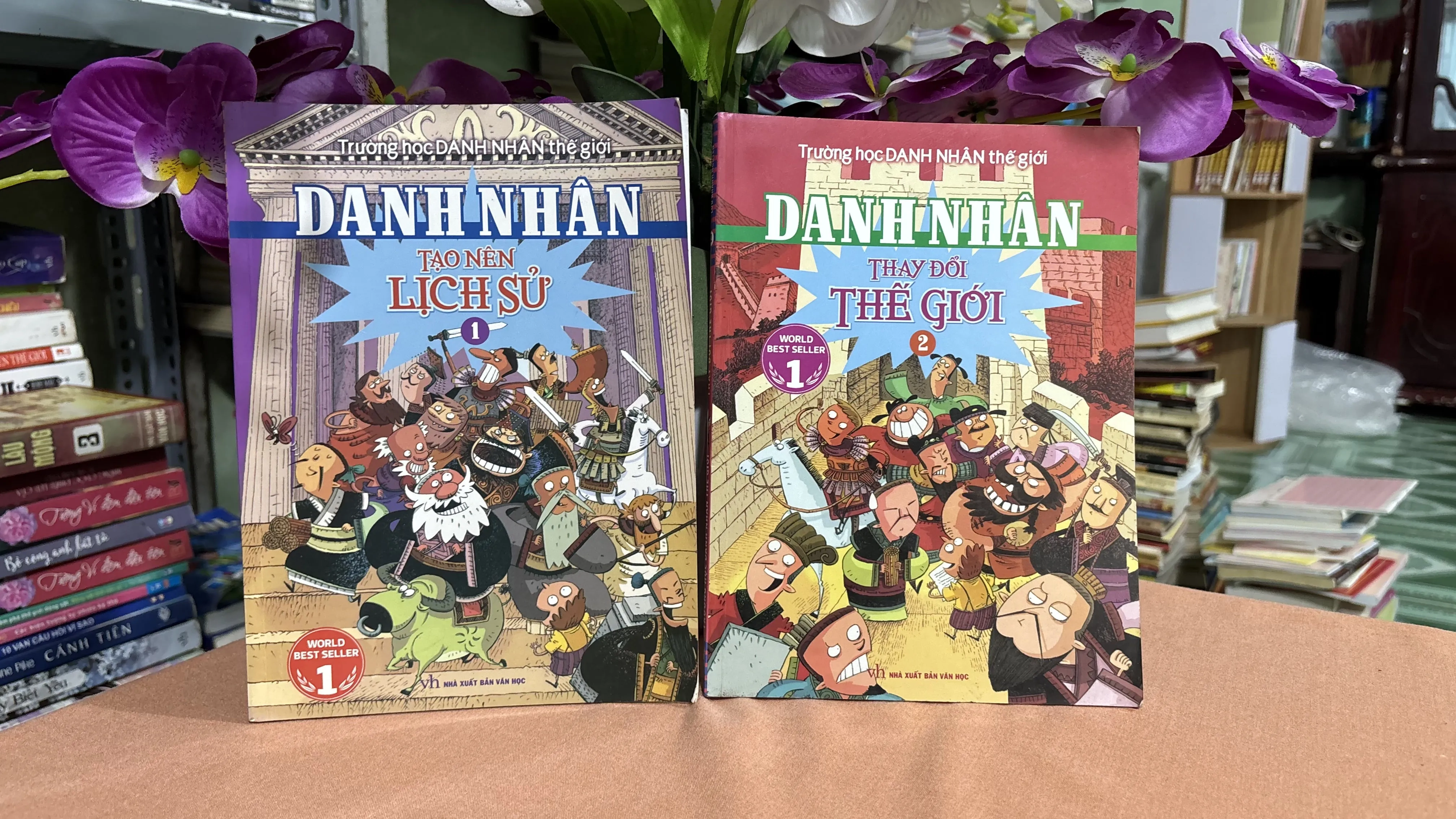 Trường học danh nhân thế giới 1 + 2 🌊 by  - Sách Book Cover - Ngọc Hiển Books