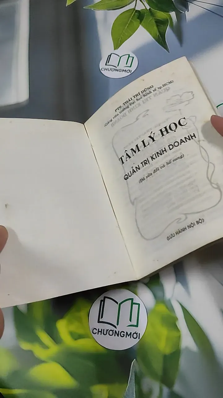 [XƯA] Tâm Lý Học Quản Trị Kinh Doanh (1999) - PTS. Thái Trí Dũng 787142