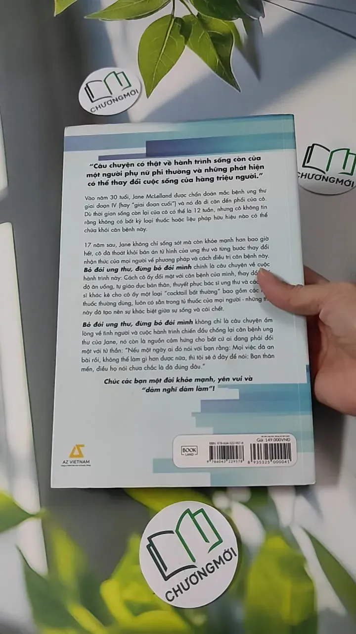 [MIỄN PHÍ BỌC SÁCH] Bỏ Đói Ung Thư, Đừng Bỏ Đói Mình - Jane McLelland 780917
