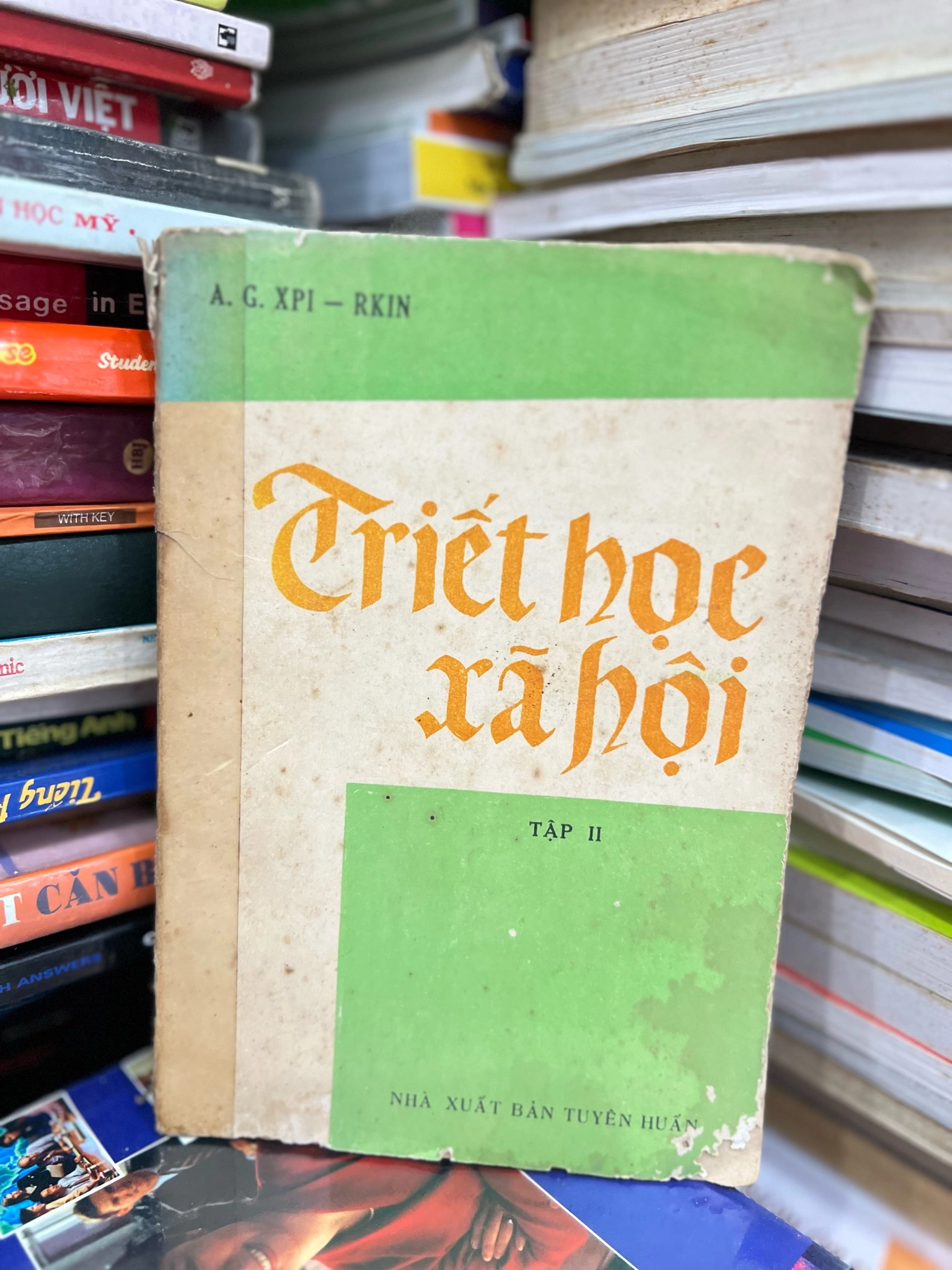 Triết học Xã Hội tập II . A.G XPI RKIN 1989 by  - Sách Book Cover - Ngọc Hiển Books
