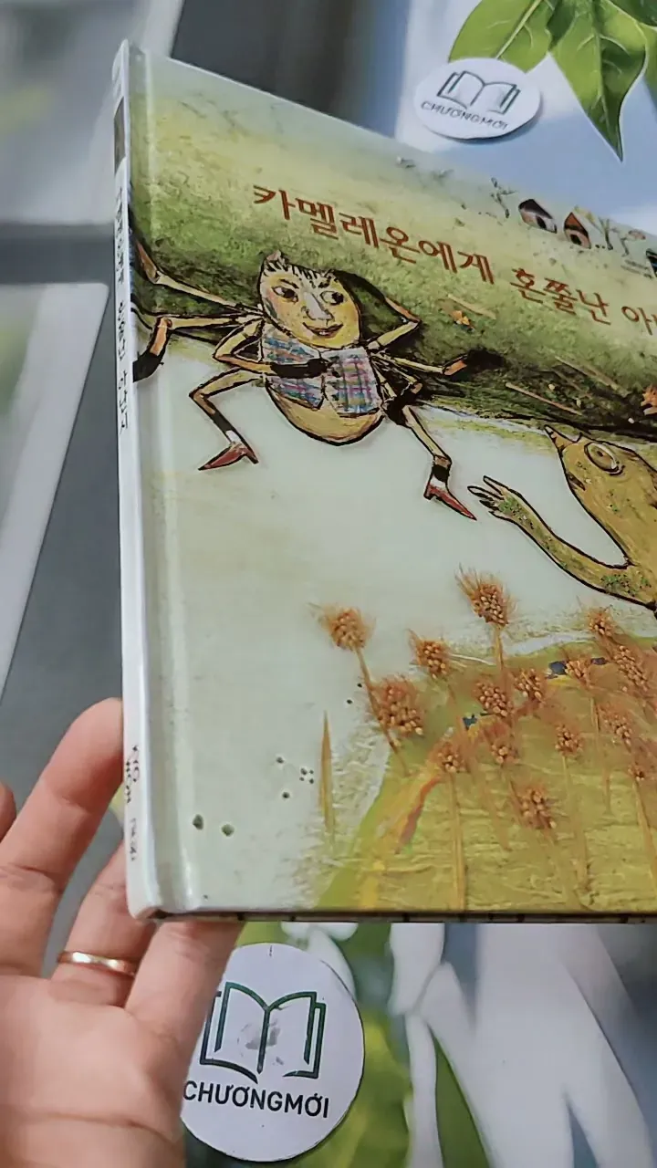 [Tặng nẹp góc] Truyện thiếu nhi Hàn Quốc: Moyamo Anu 56 -  모야모 아누와: 카멜레온에게 혼쭐난 아난시 732060