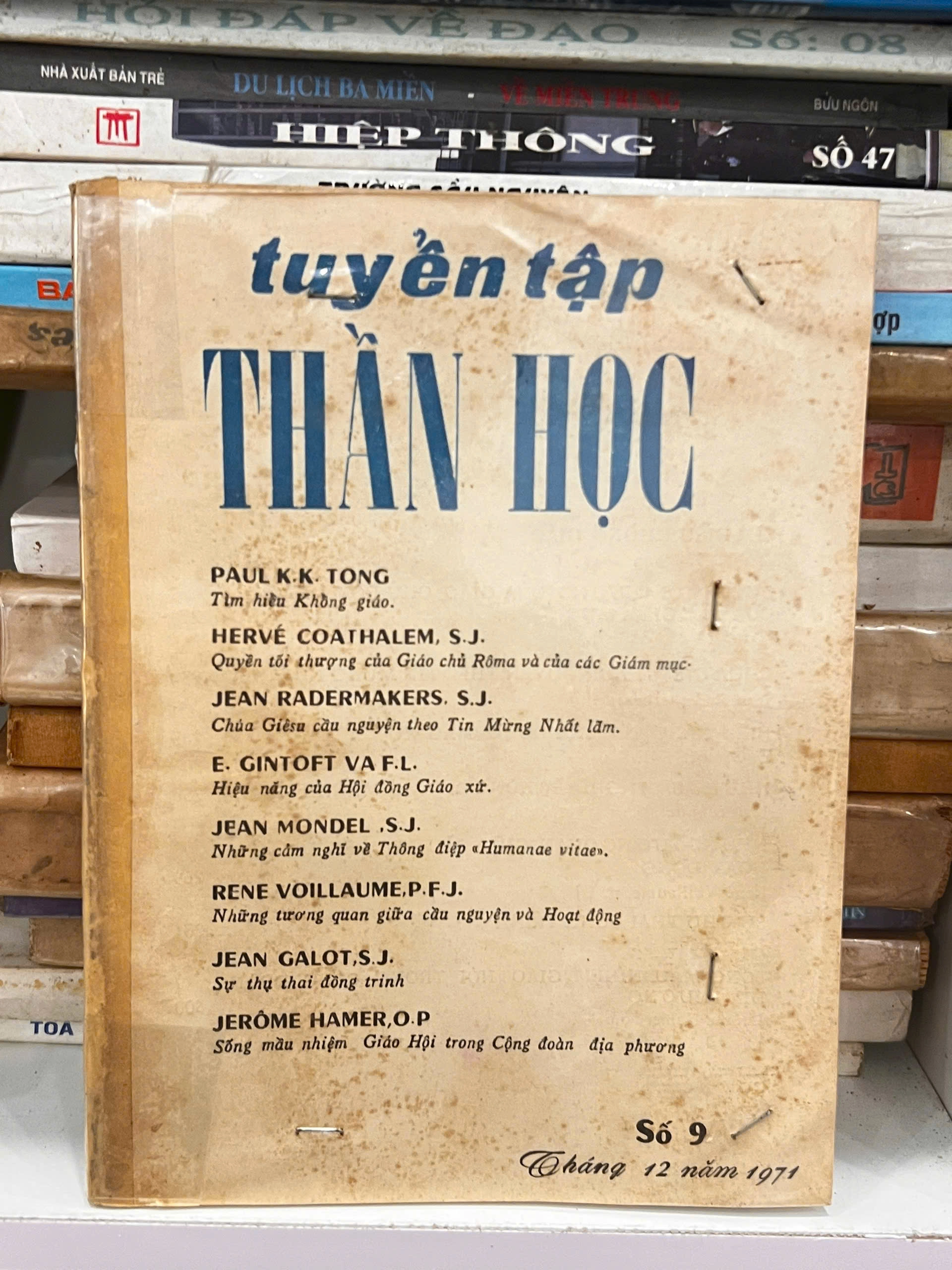Tuyển Tập Thần Học Số 7, 9. by  - Sách Book Cover - Ngọc Hiển Books