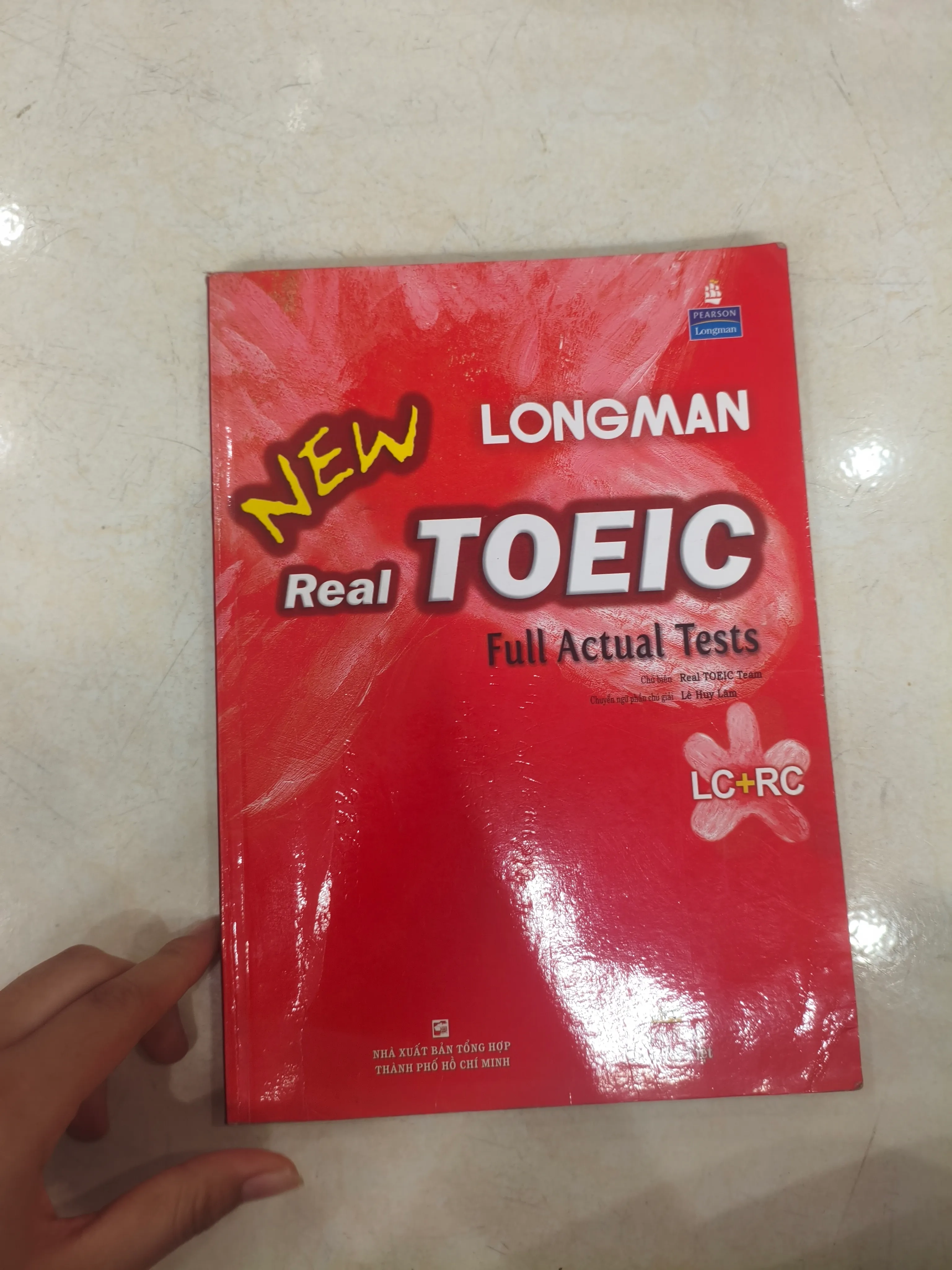 New Longman Real TOEIC Full Actual Tests 🌱 by  - Sách Book Cover - Ngọc Hiển Books