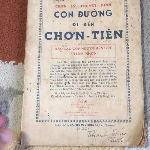 (1951) Con Đường Đi Đến Chơn Tiên - Thông Thiên Học Tùng Thư 330539