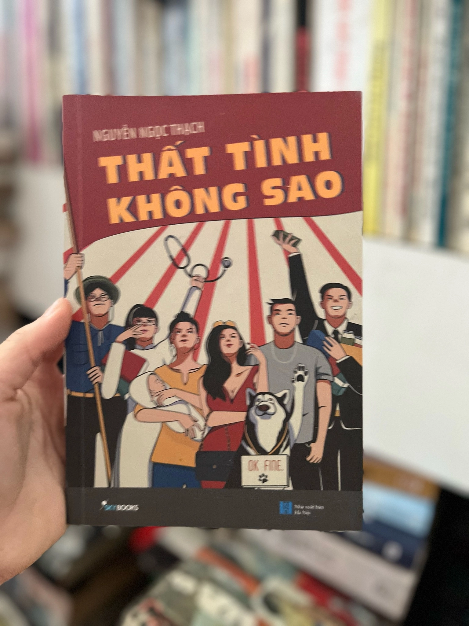 Thất tình không sao - Nguyễn Ngọc Thạch by  - Sách Book Cover - Ngọc Hiển Books