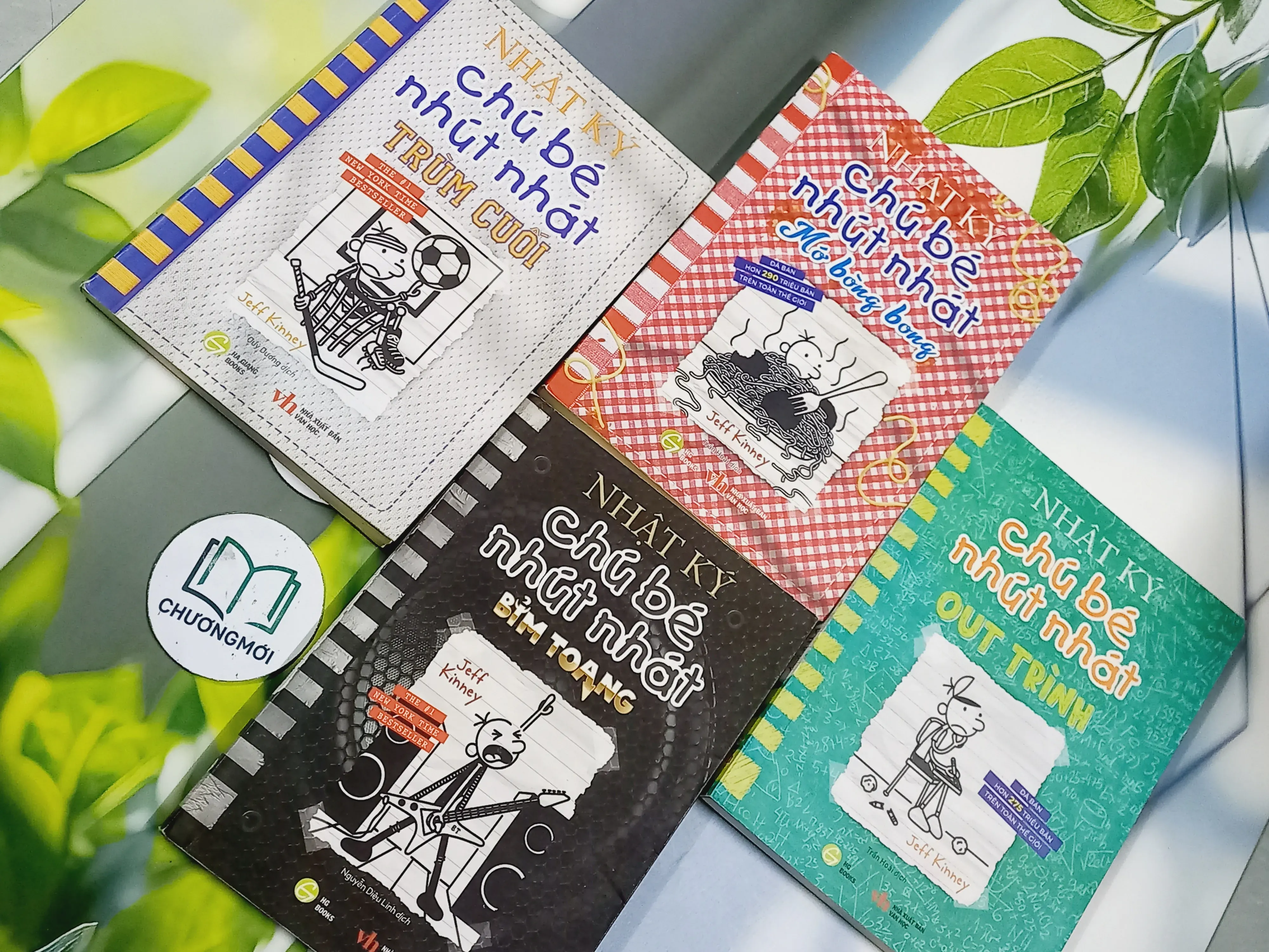 Combo Nhật ký Chú Bé Nhút Nhát 16, 17, 18, 19