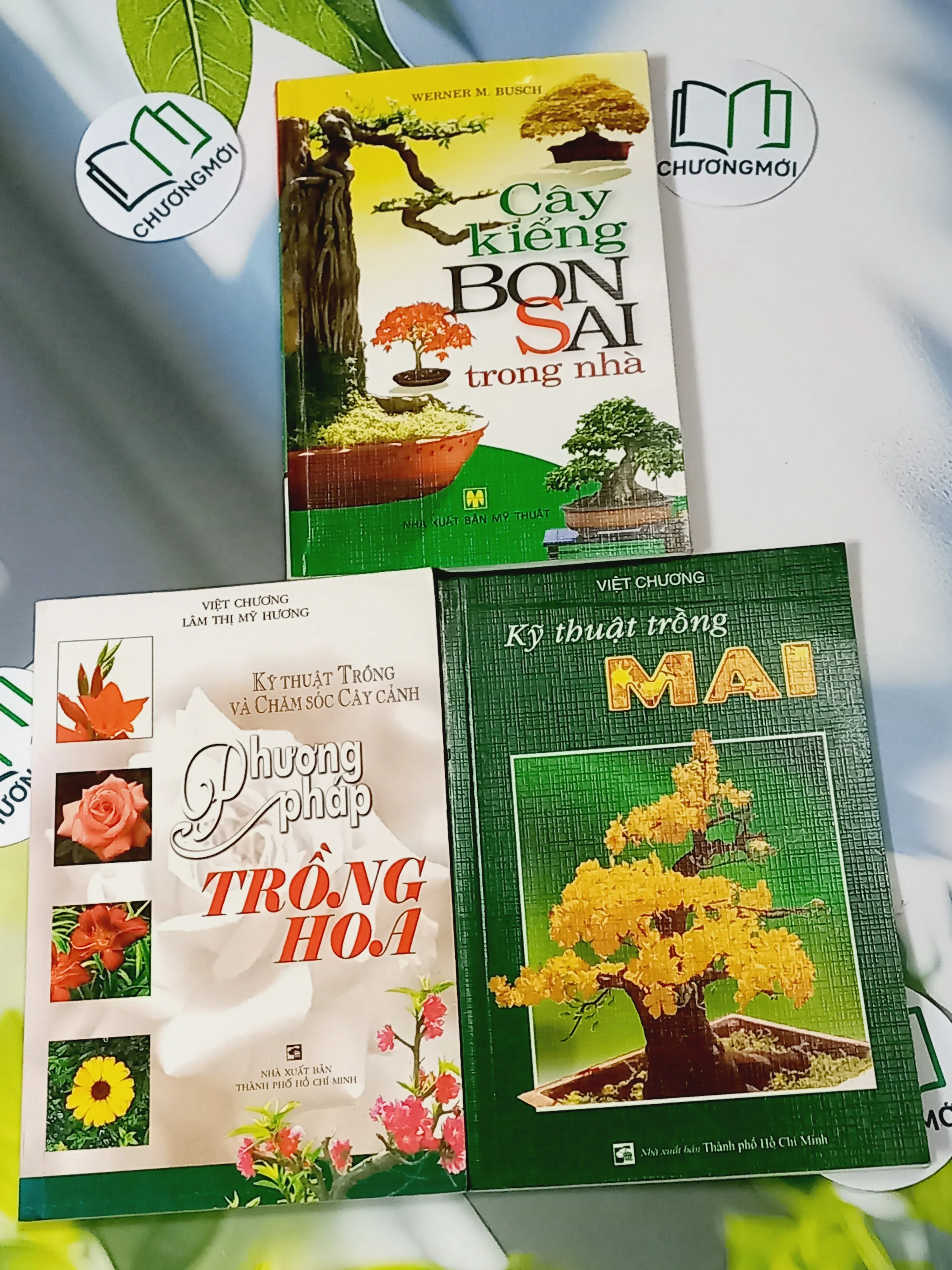 Combo Phương Pháp Trồng Hoa, Cây Kiểng Bonsai - Werner Busch & Phạm Thị Mỹ Hương