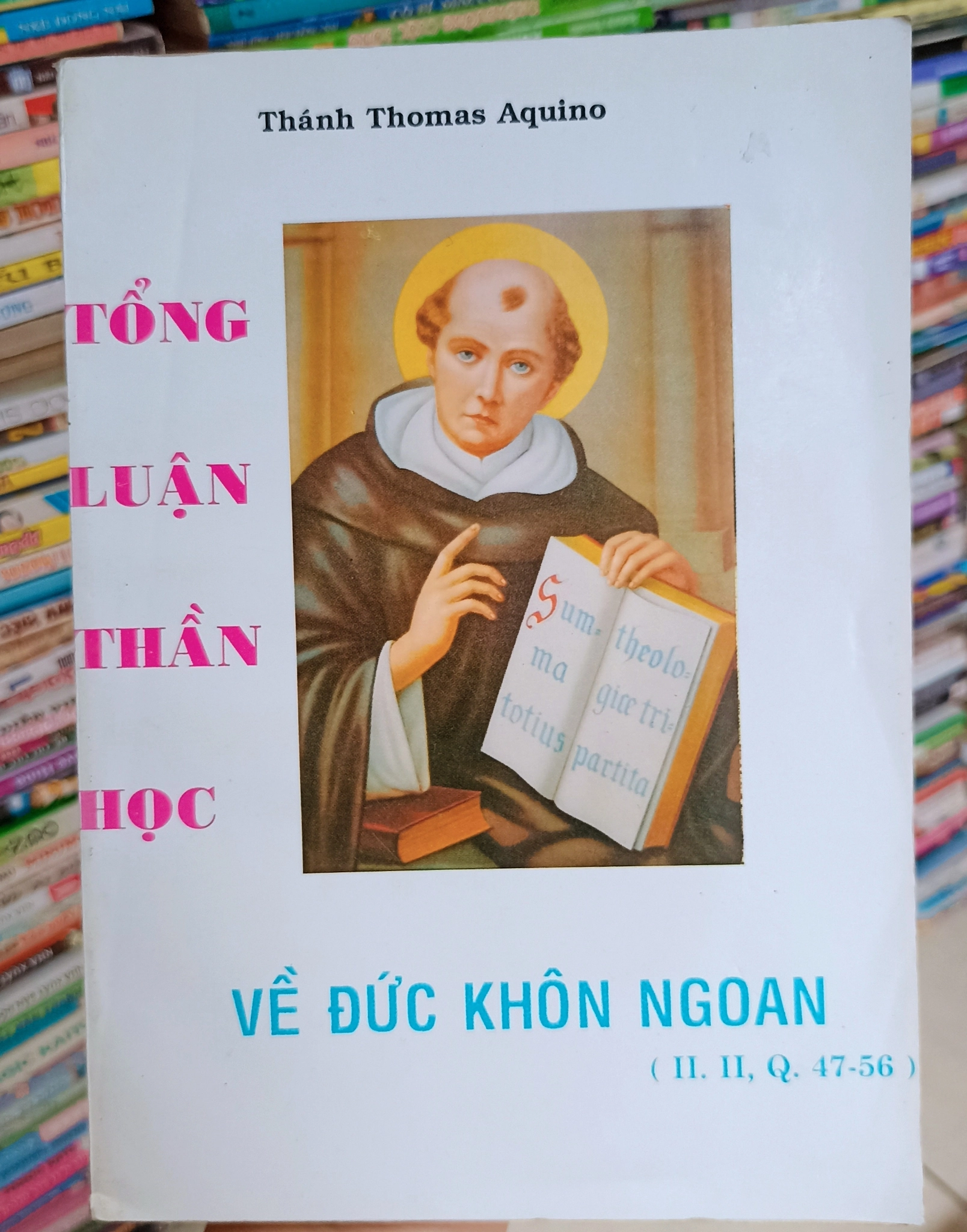 Tổng luận thần học 🌻 by Thomas Aquinas - Sách Book Cover - Ngọc Hiển Books