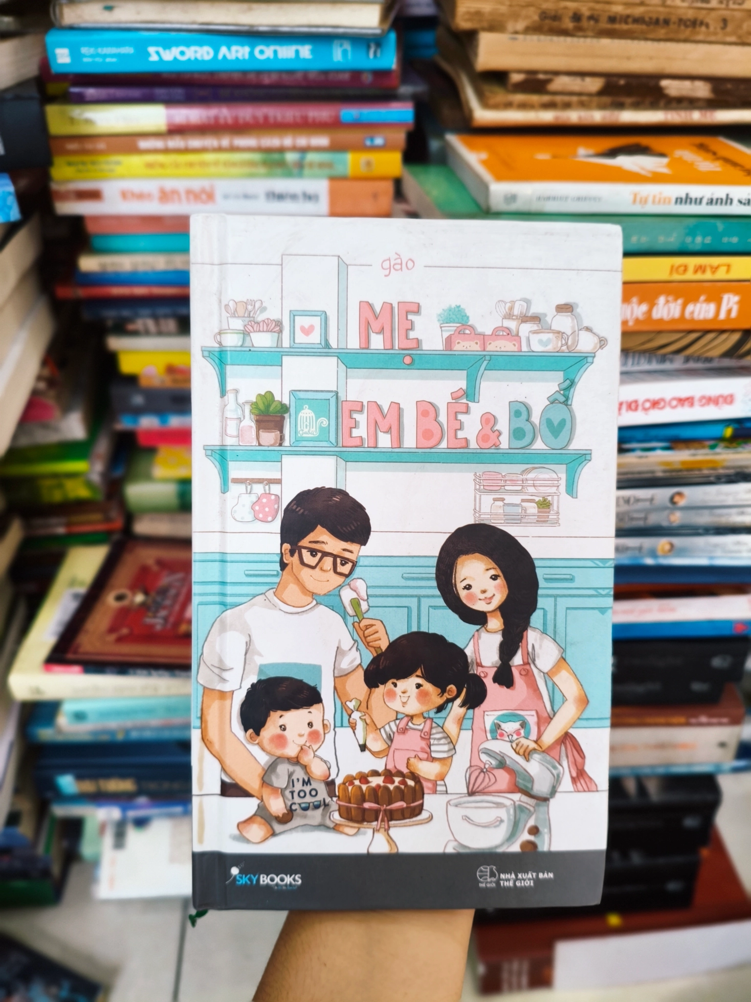 Mẹ em bé và bố, bìa cứng🌱 by  - Sách Book Cover - Ngọc Hiển Books