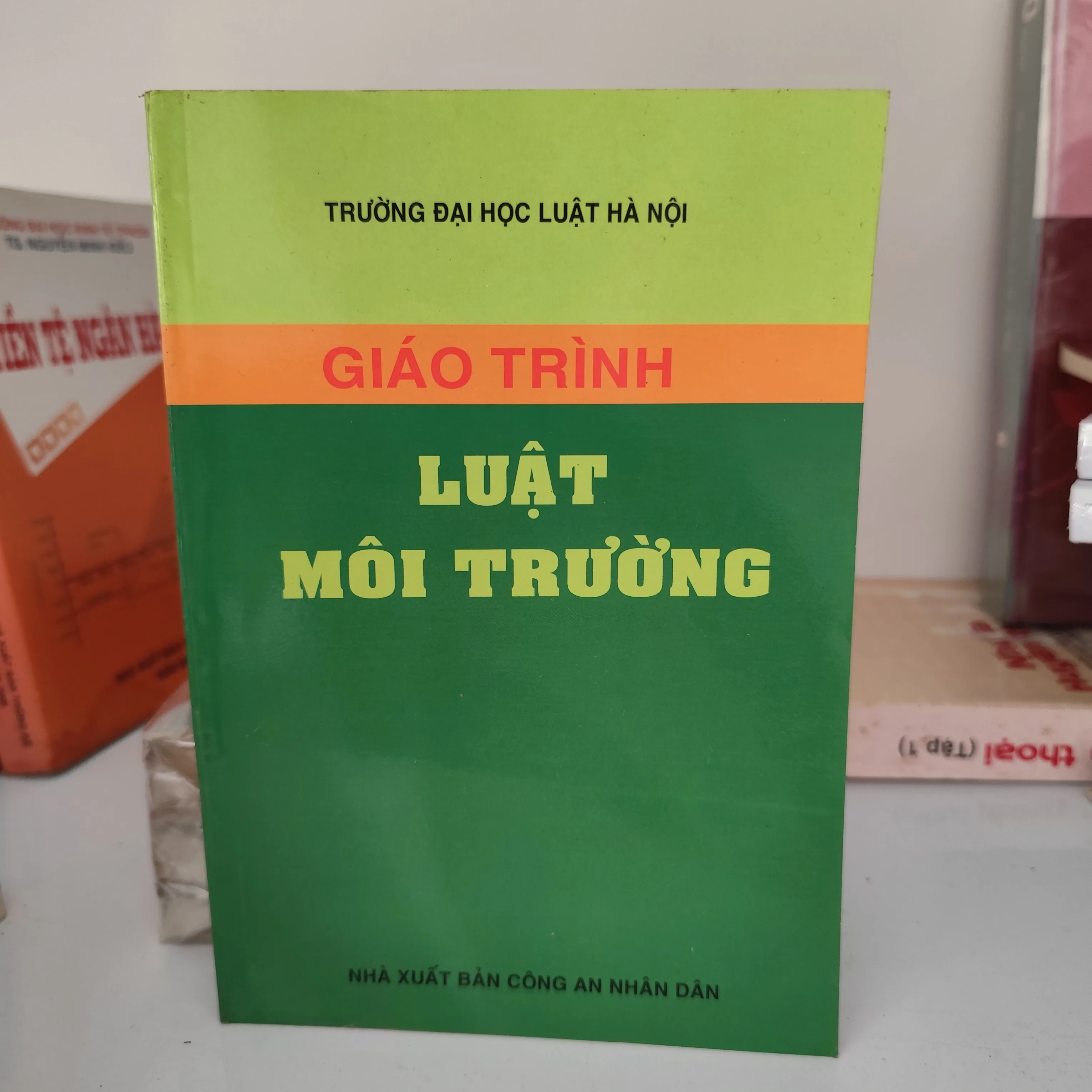 Giáo trình luật môi trường by  - Sách Book Cover - Ngọc Hiển Books